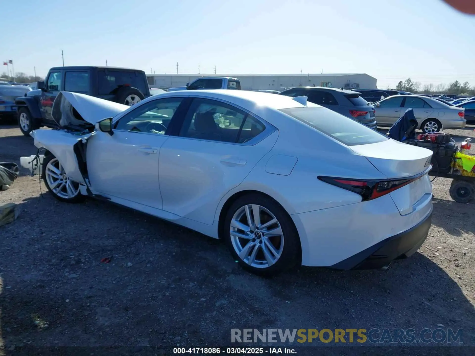 3 Photograph of a damaged car JTHCA1D22P5123953 LEXUS IS 300 2023