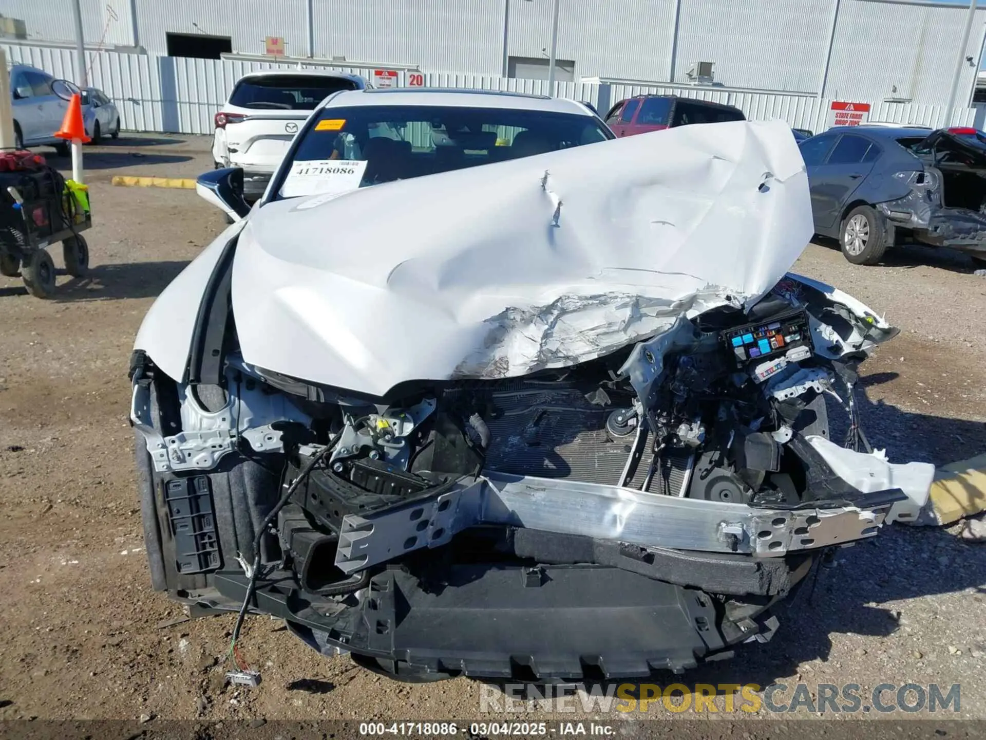 6 Photograph of a damaged car JTHCA1D22P5123953 LEXUS IS 300 2023