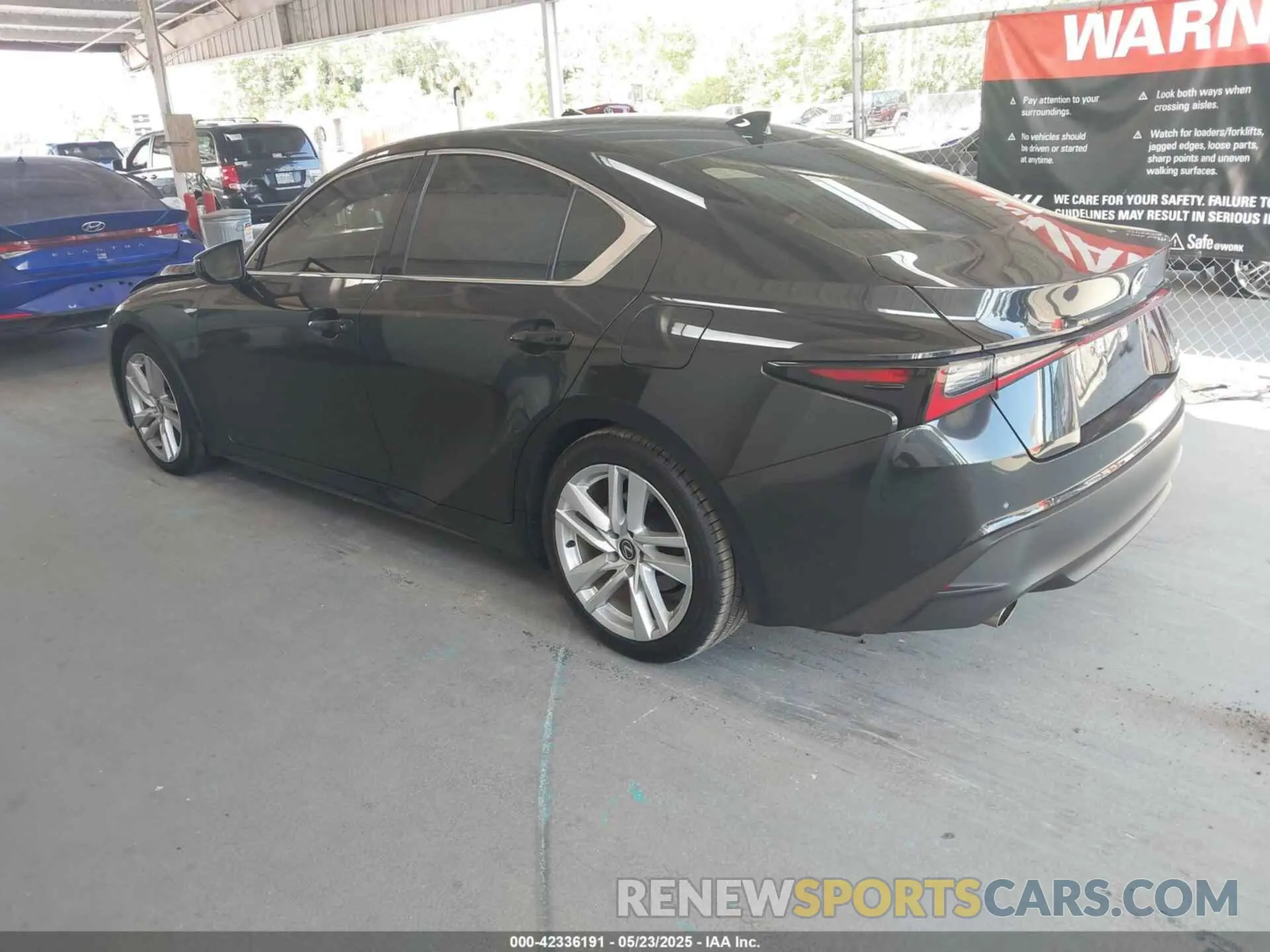 3 Photograph of a damaged car JTHCA1D2XP5125840 LEXUS IS 300 2023