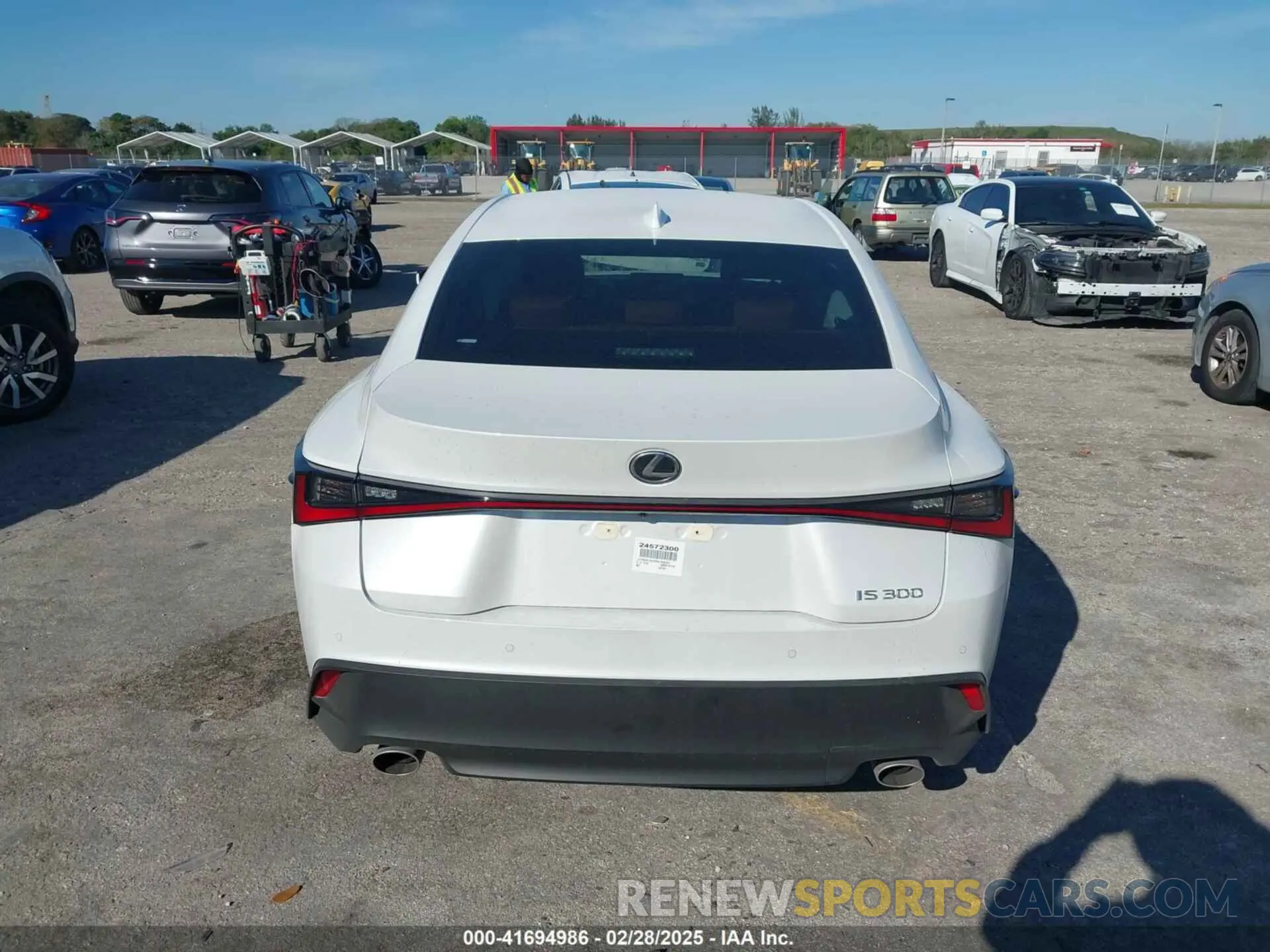 15 Photograph of a damaged car JTHCA1D23R5133037 LEXUS IS 300 2024