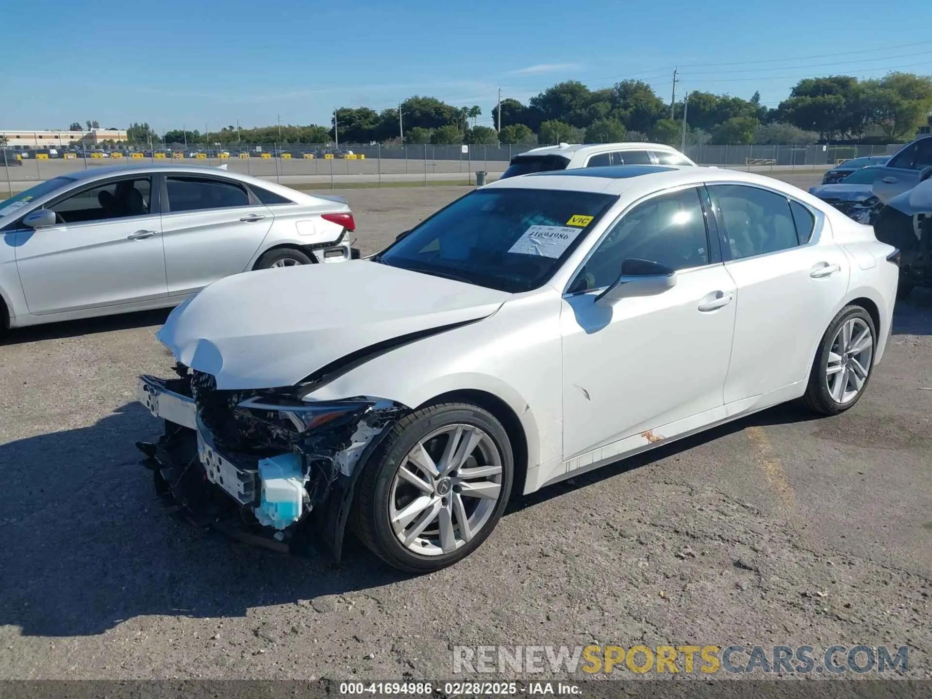 2 Photograph of a damaged car JTHCA1D23R5133037 LEXUS IS 300 2024