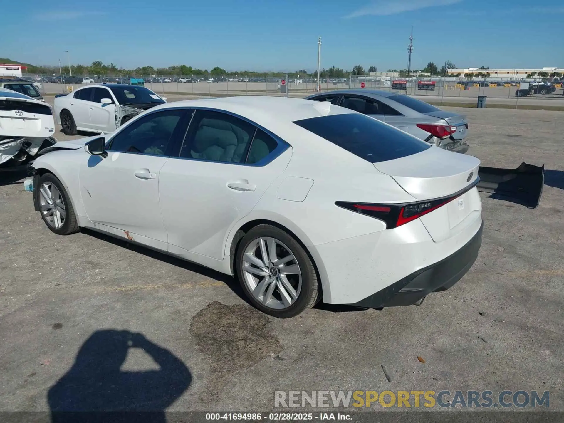 3 Photograph of a damaged car JTHCA1D23R5133037 LEXUS IS 300 2024