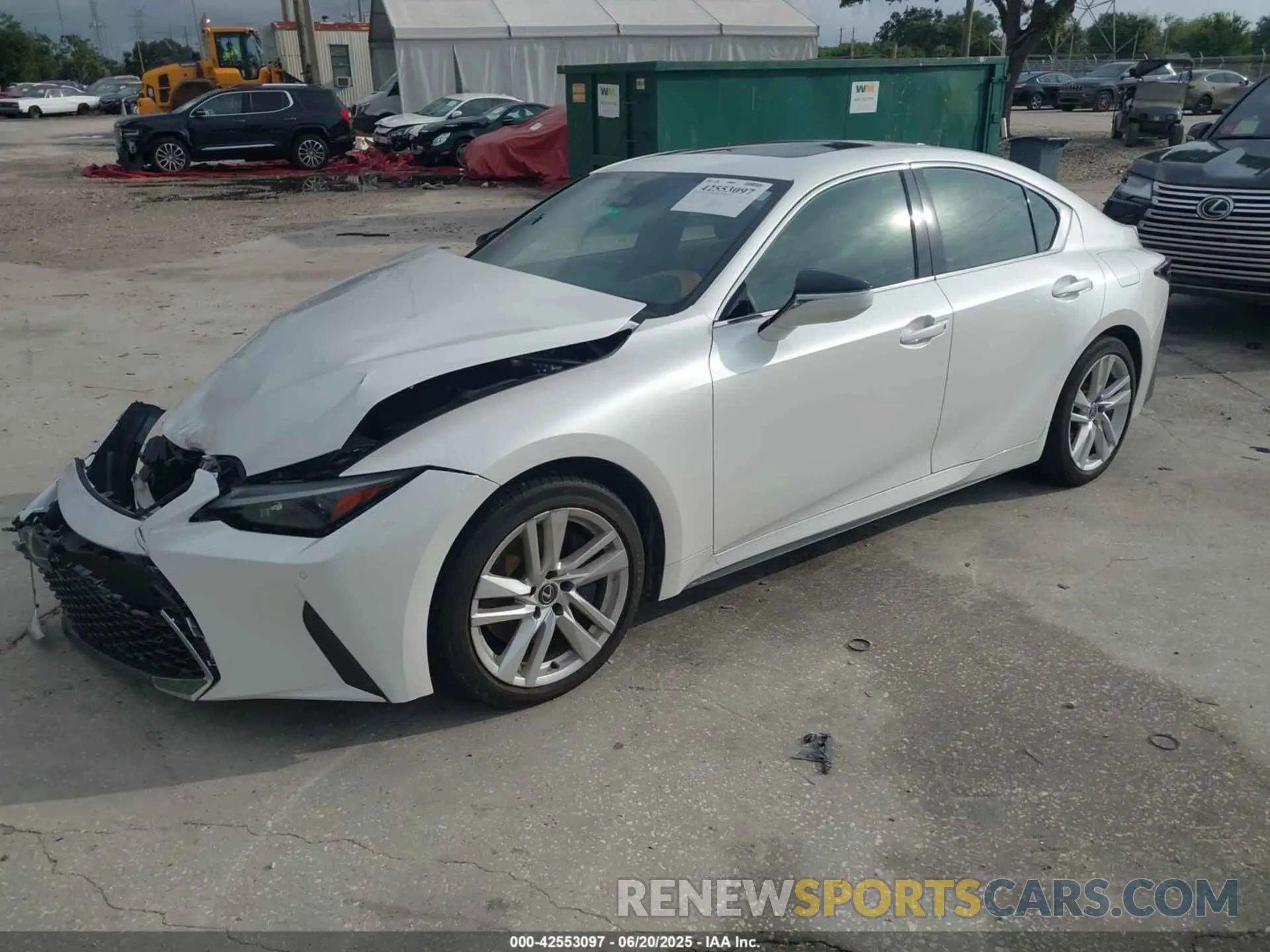 2 Photograph of a damaged car JTHCA1D27R5129265 LEXUS IS 300 2024