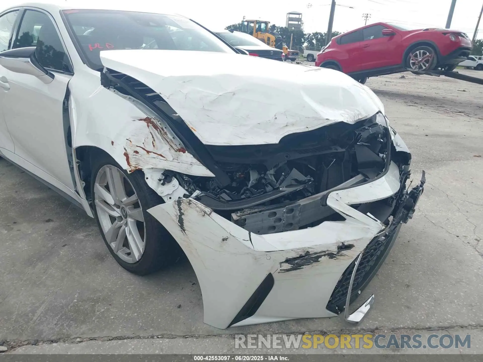 6 Photograph of a damaged car JTHCA1D27R5129265 LEXUS IS 300 2024