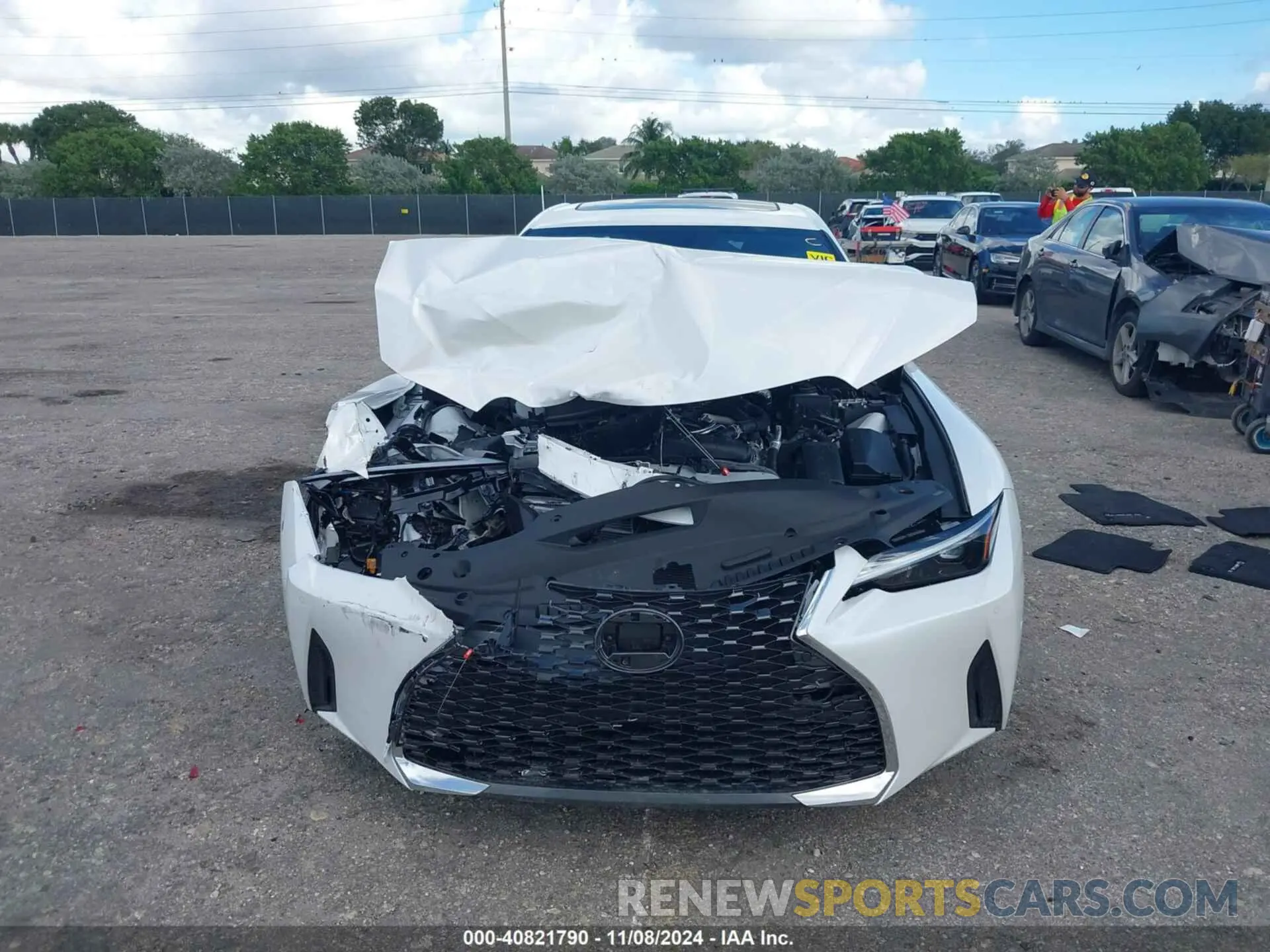 12 Photograph of a damaged car JTHCA1D29R5132104 LEXUS IS 300 2024
