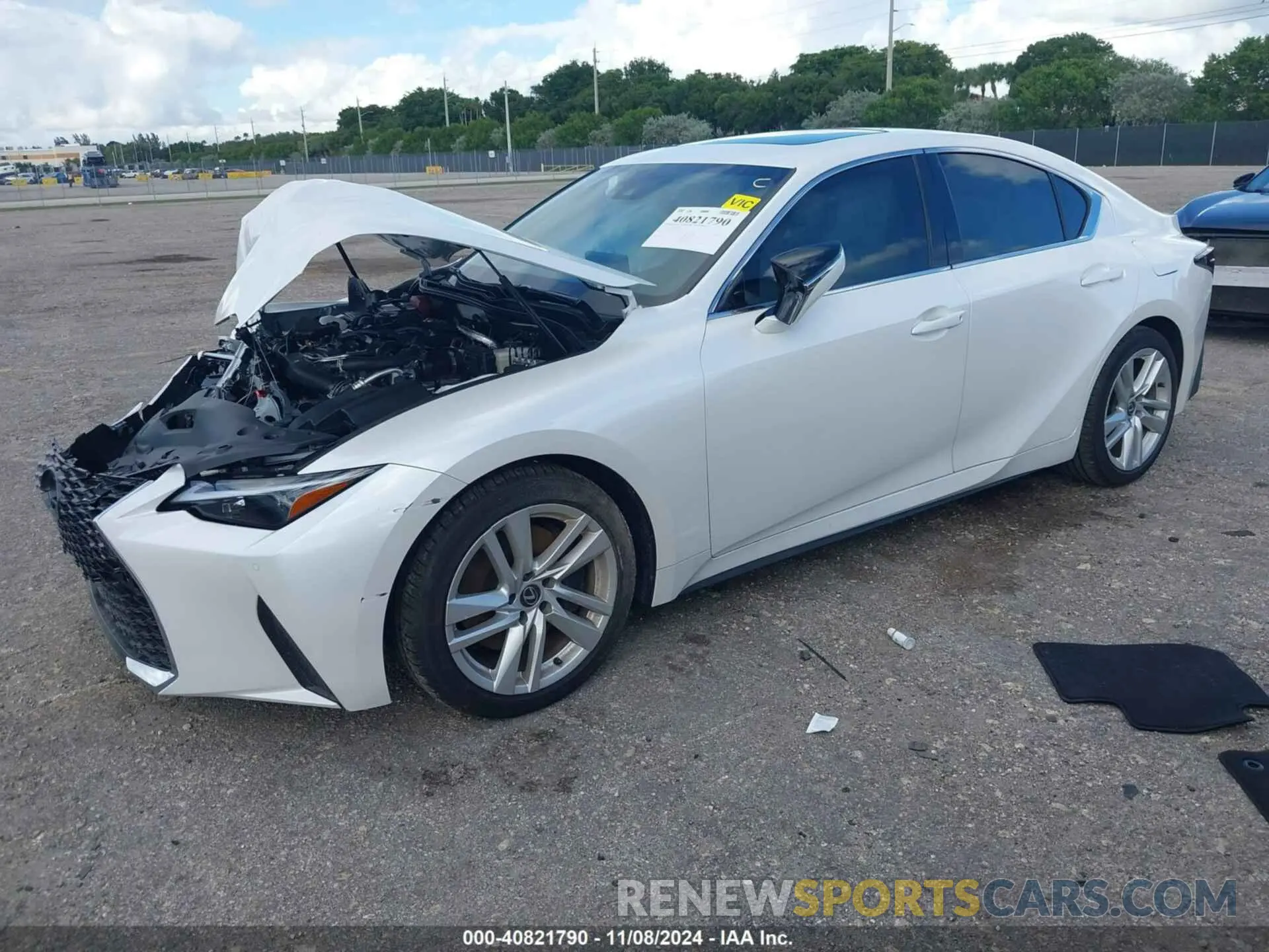 2 Photograph of a damaged car JTHCA1D29R5132104 LEXUS IS 300 2024