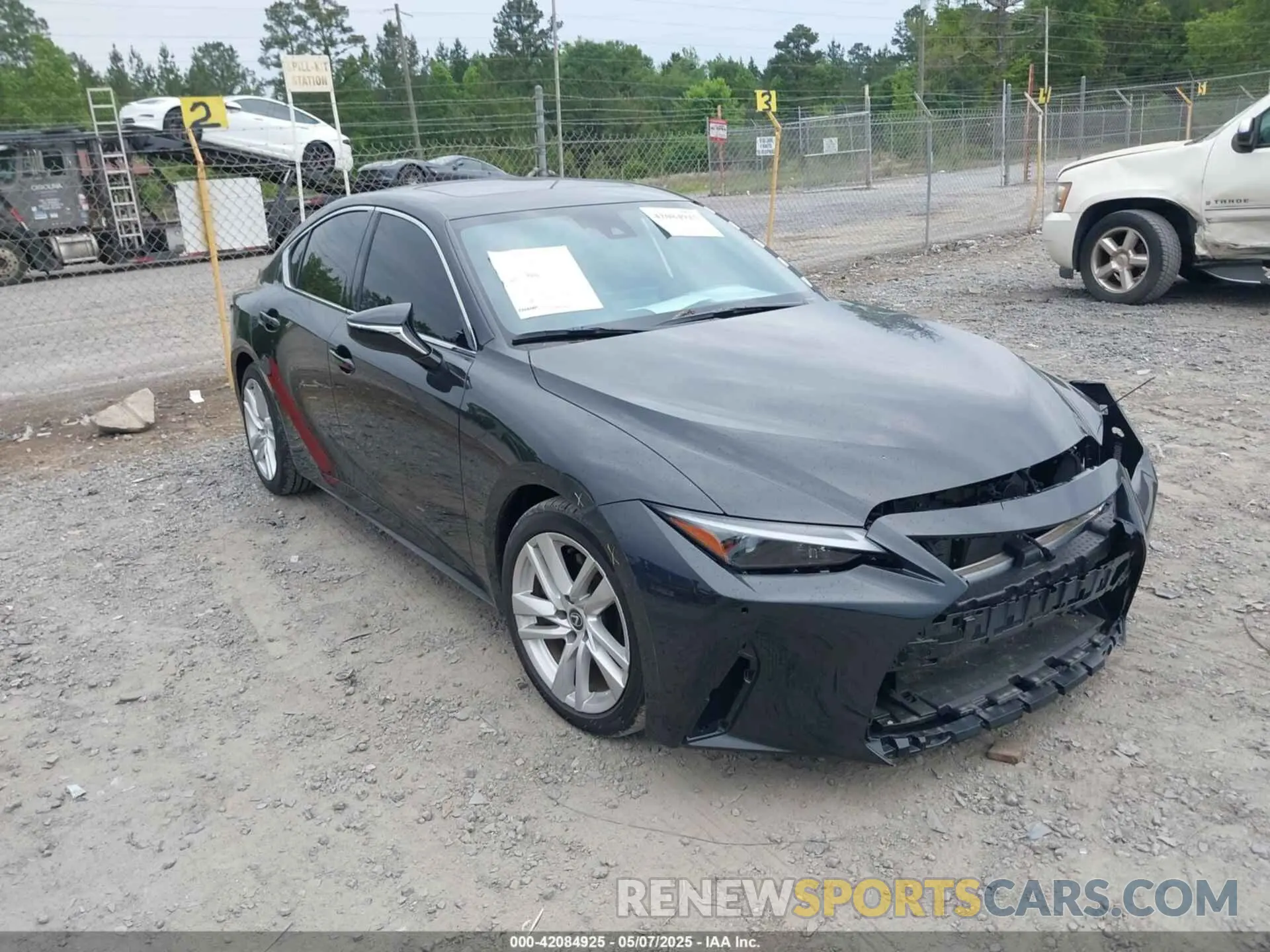 1 Photograph of a damaged car JTHCA1D29R5132121 LEXUS IS 300 2024