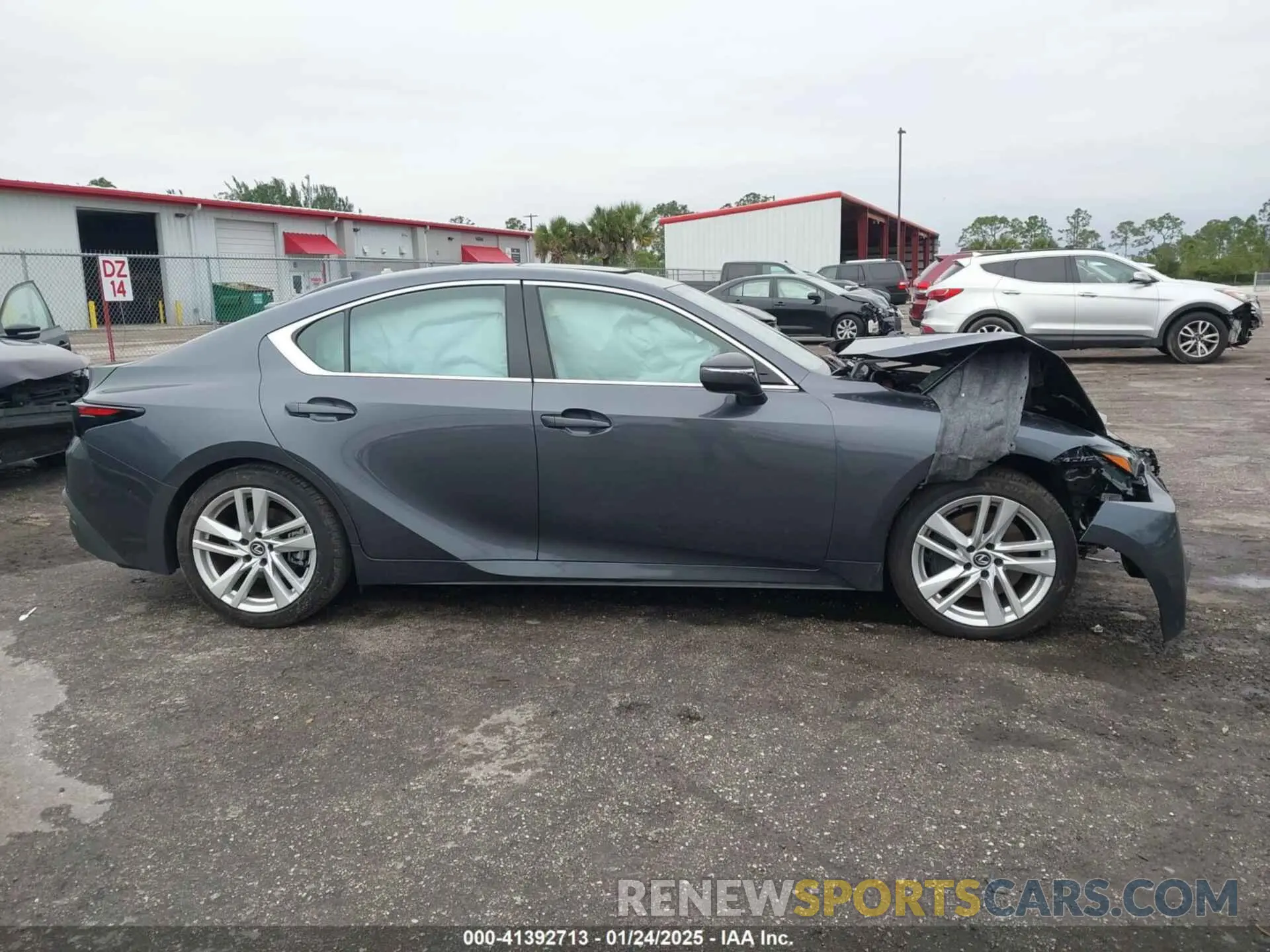 13 Photograph of a damaged car JTHCA1D2XR5129115 LEXUS IS 300 2024