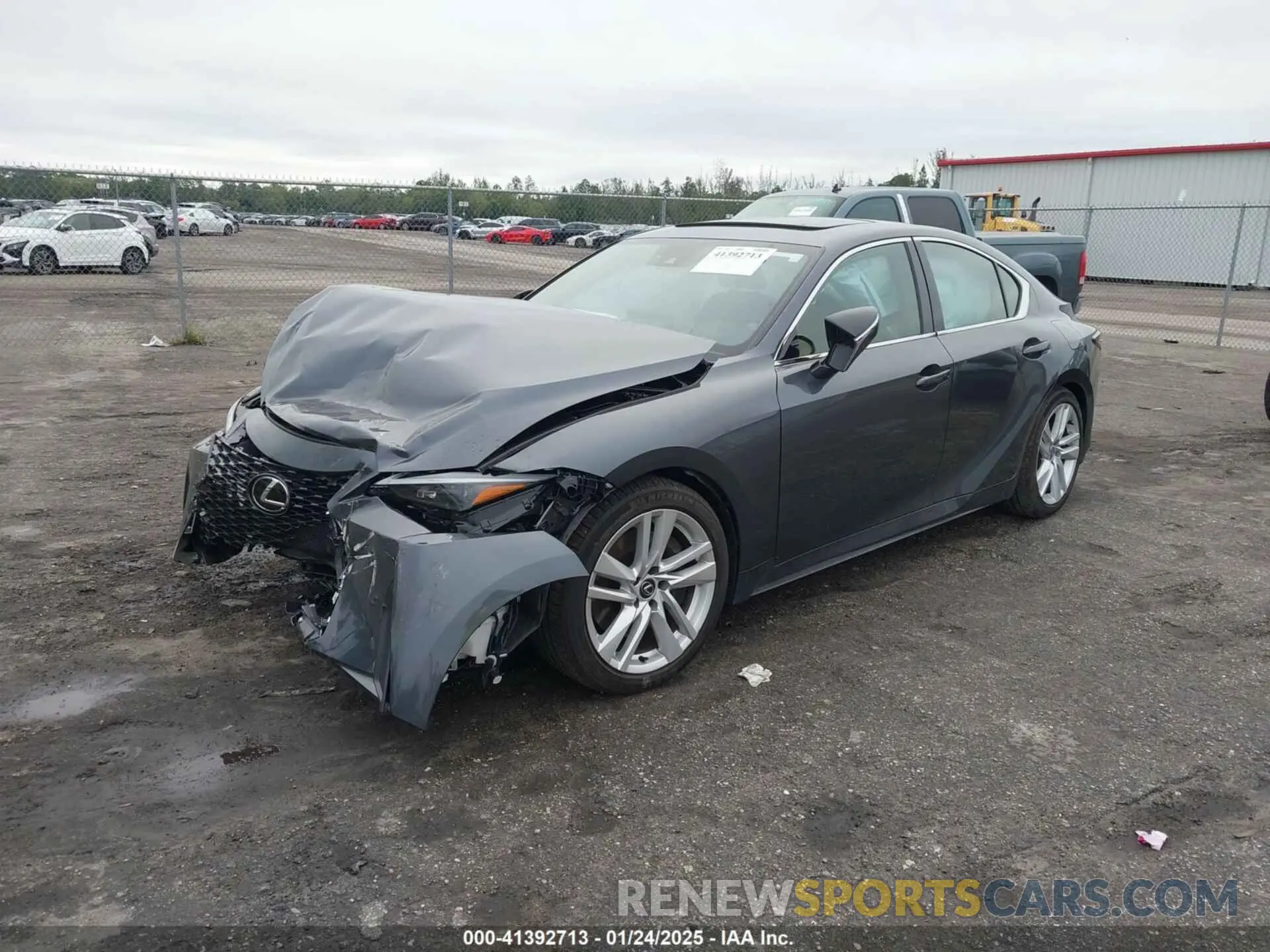 2 Photograph of a damaged car JTHCA1D2XR5129115 LEXUS IS 300 2024