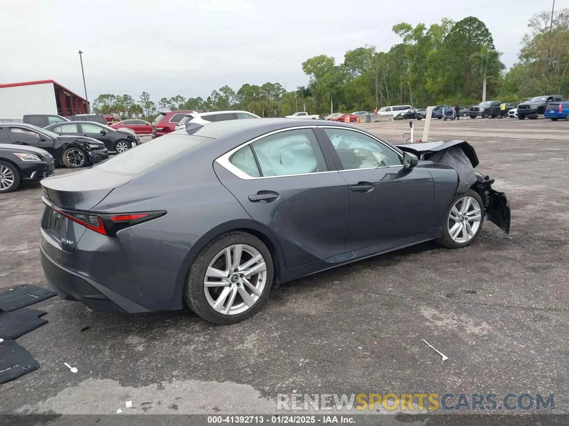 4 Photograph of a damaged car JTHCA1D2XR5129115 LEXUS IS 300 2024