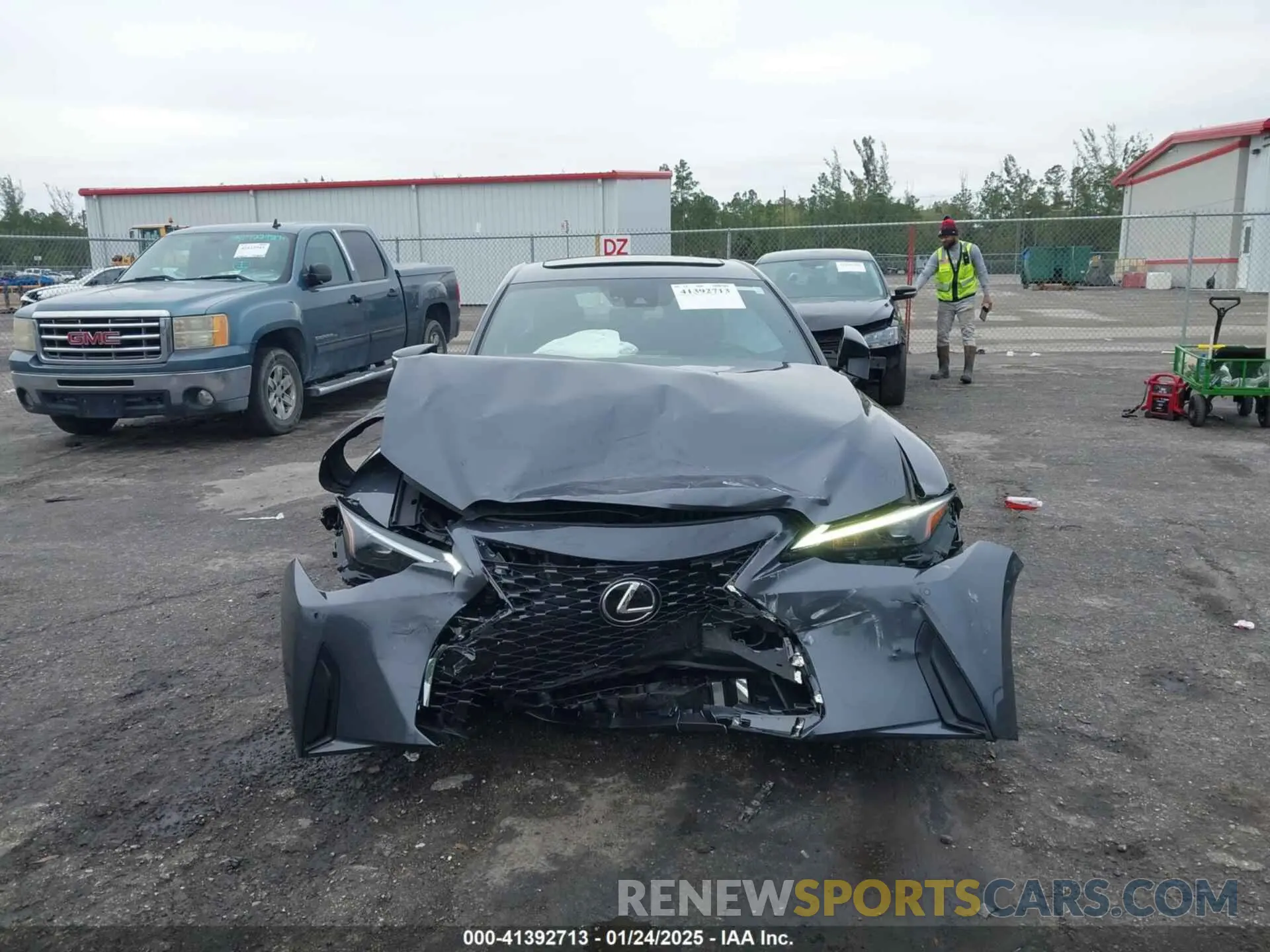 6 Photograph of a damaged car JTHCA1D2XR5129115 LEXUS IS 300 2024