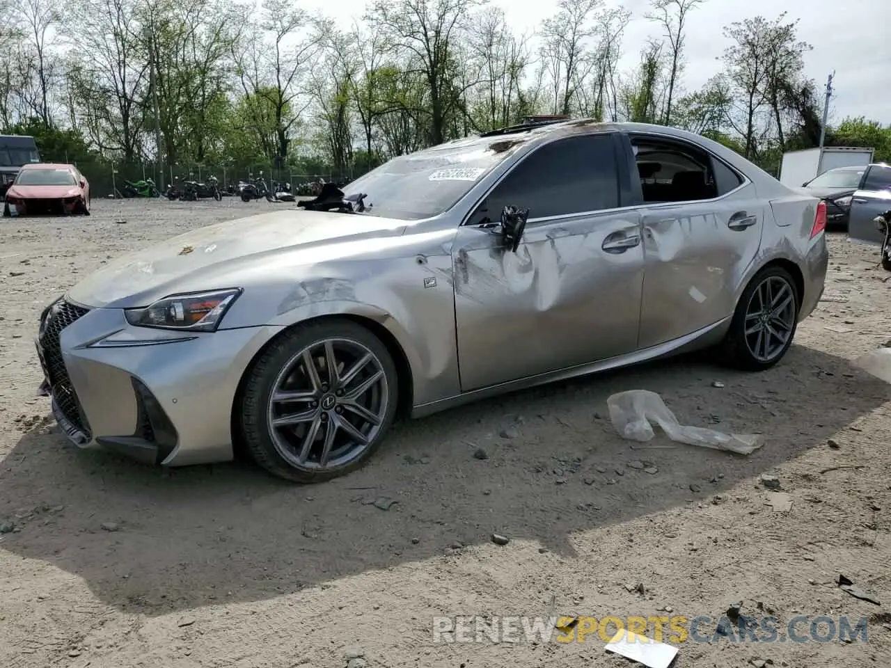 1 Photograph of a damaged car JTHG81F20L5043295 LEXUS IS 300 F S 2020