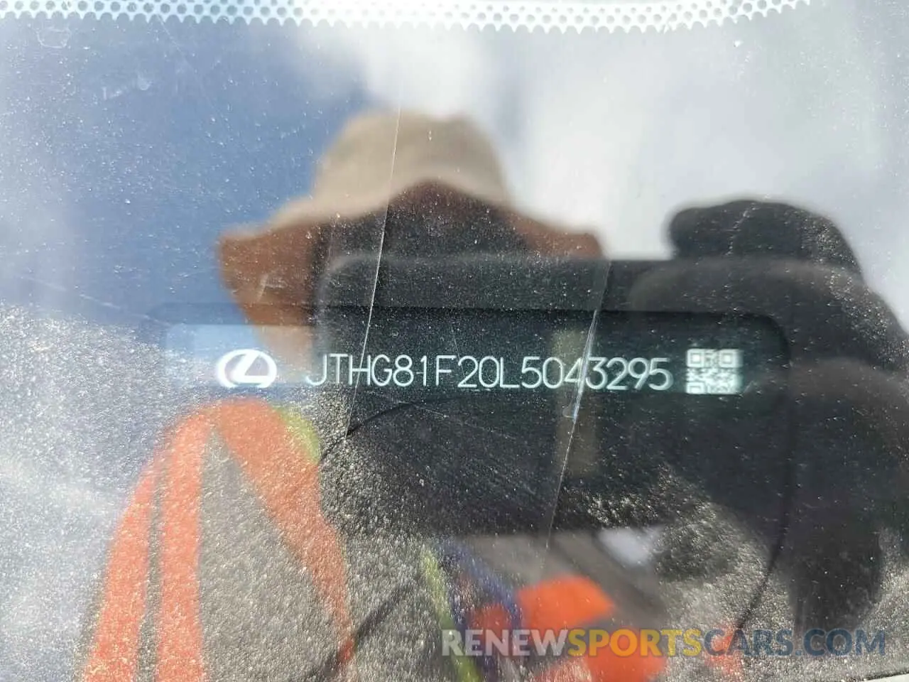 12 Photograph of a damaged car JTHG81F20L5043295 LEXUS IS 300 F S 2020