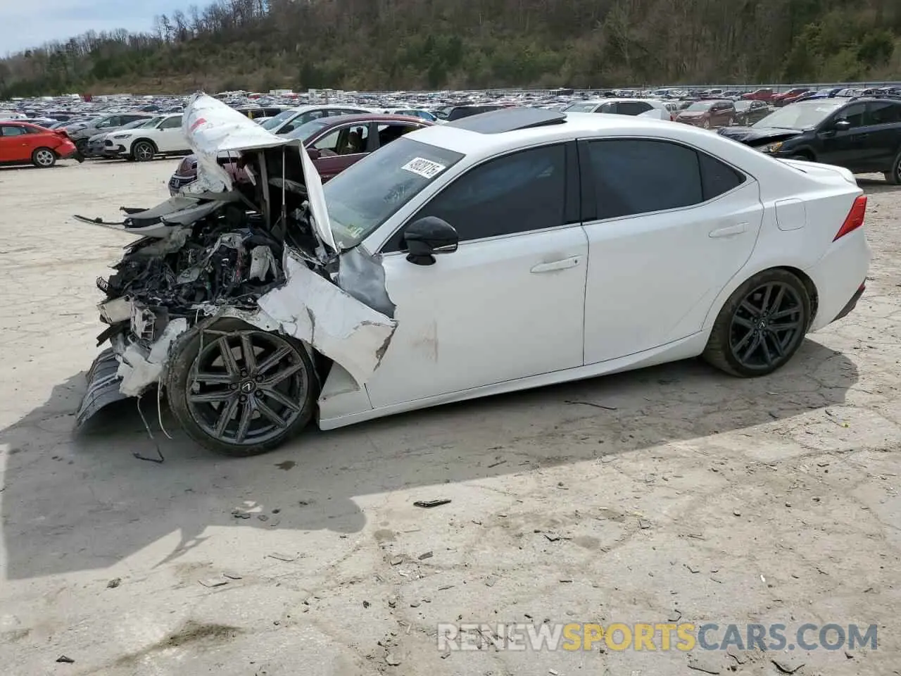 1 Photograph of a damaged car JTHG81F27L5041365 LEXUS IS 300 F S 2020