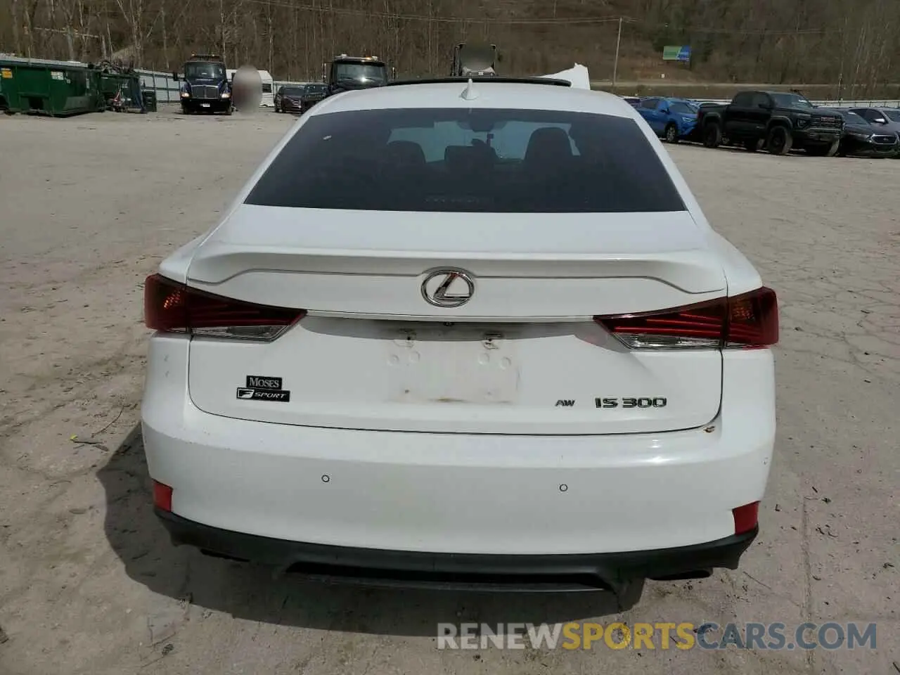 6 Photograph of a damaged car JTHG81F27L5041365 LEXUS IS 300 F S 2020