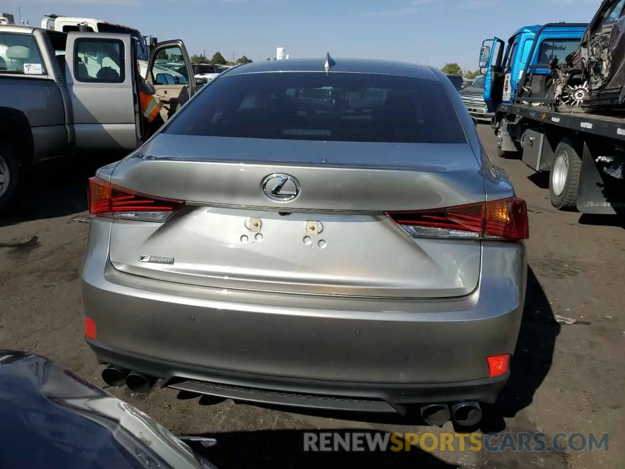 6 Photograph of a damaged car JTHG81F28L5043173 LEXUS IS 300 F S 2020