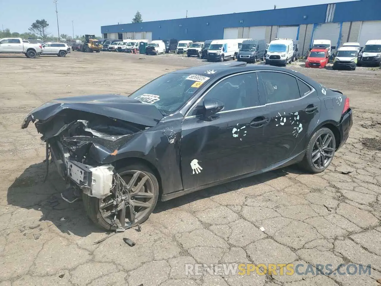 1 Photograph of a damaged car JTHG81F2XL5041747 LEXUS IS 300 F S 2020