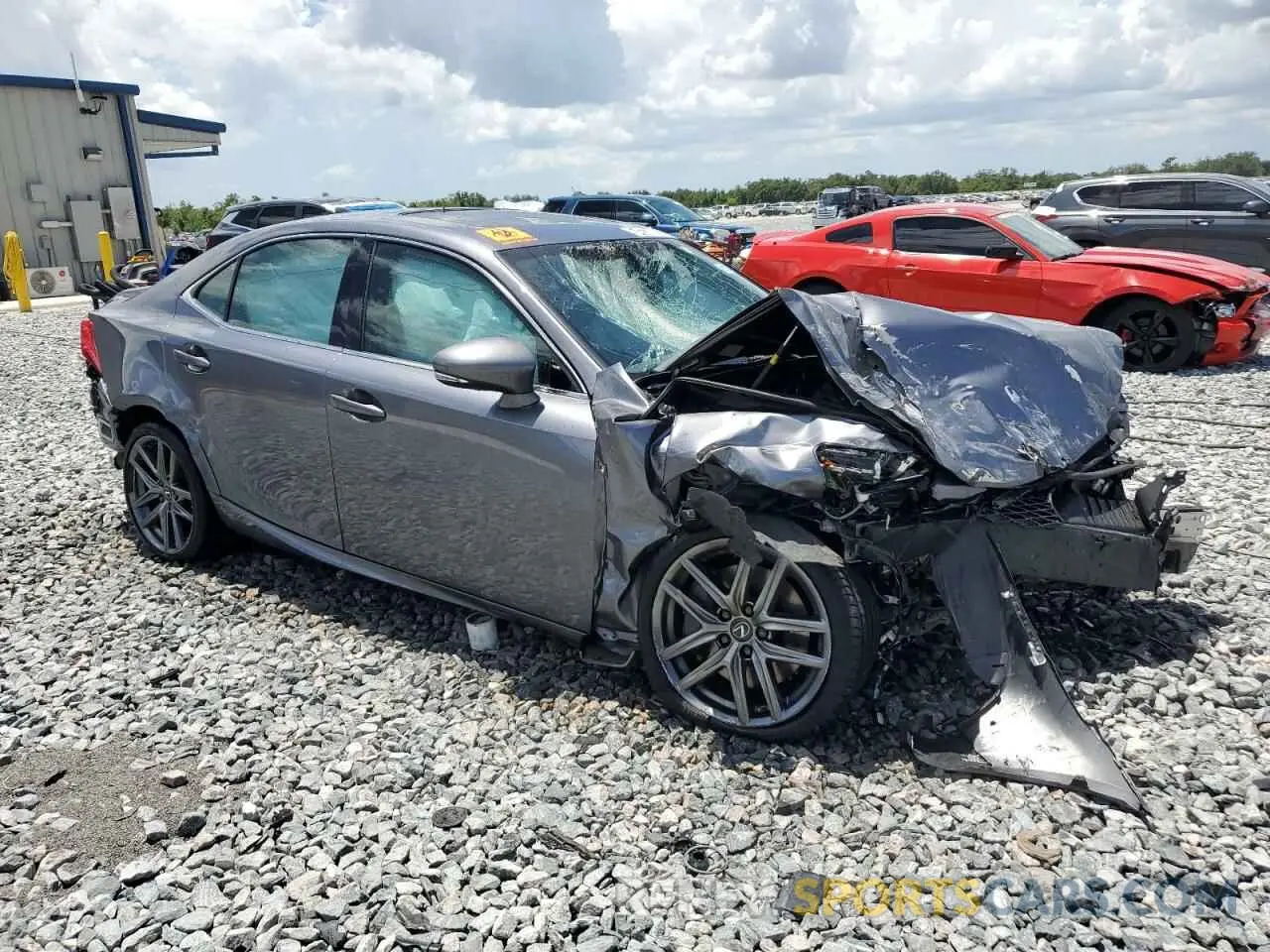 4 Photograph of a damaged car JTHGA1D20L5107925 LEXUS IS 300 F S 2020