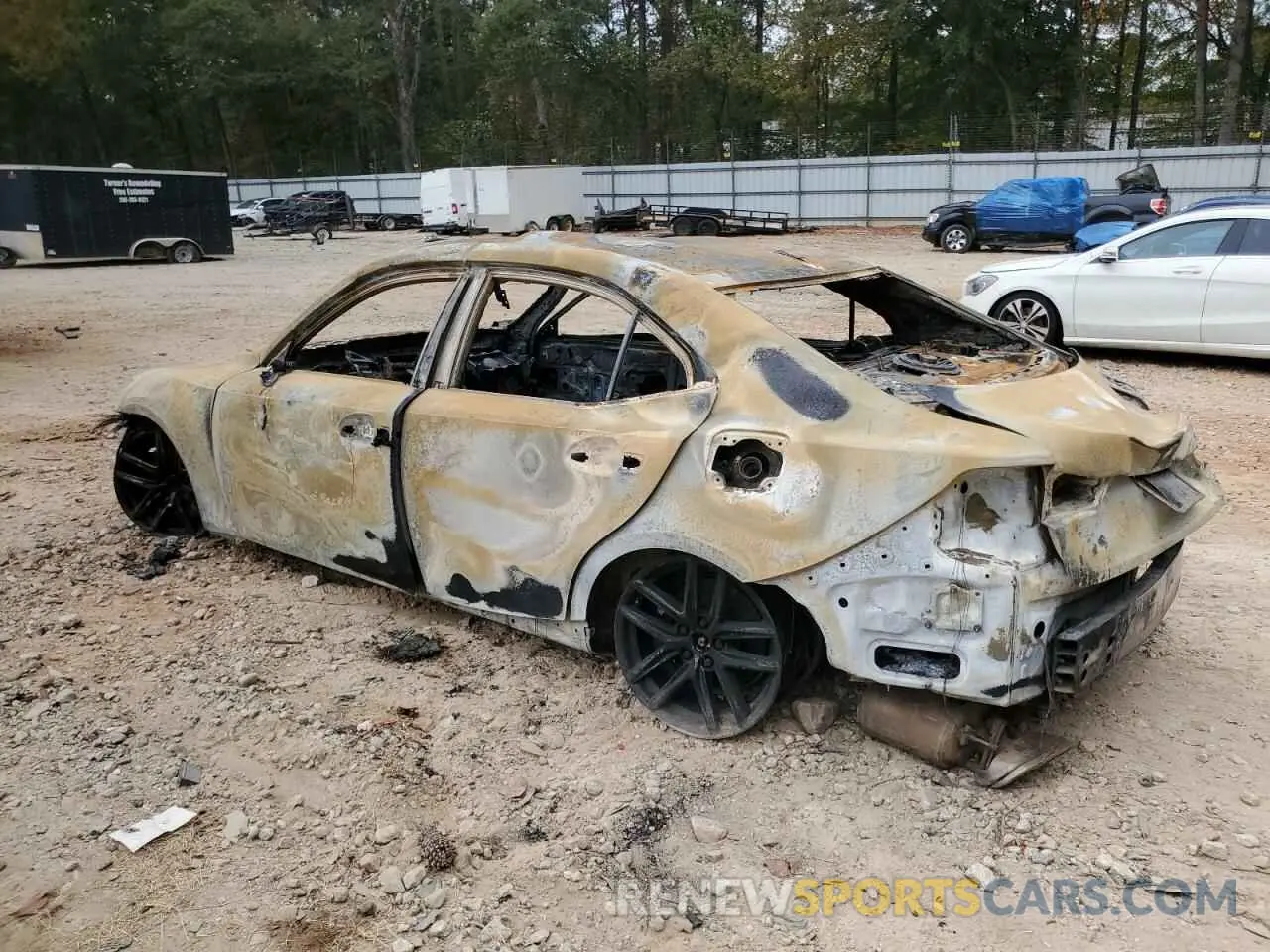 2 Photograph of a damaged car JTHGA1D23L5103125 LEXUS IS 300 F S 2020