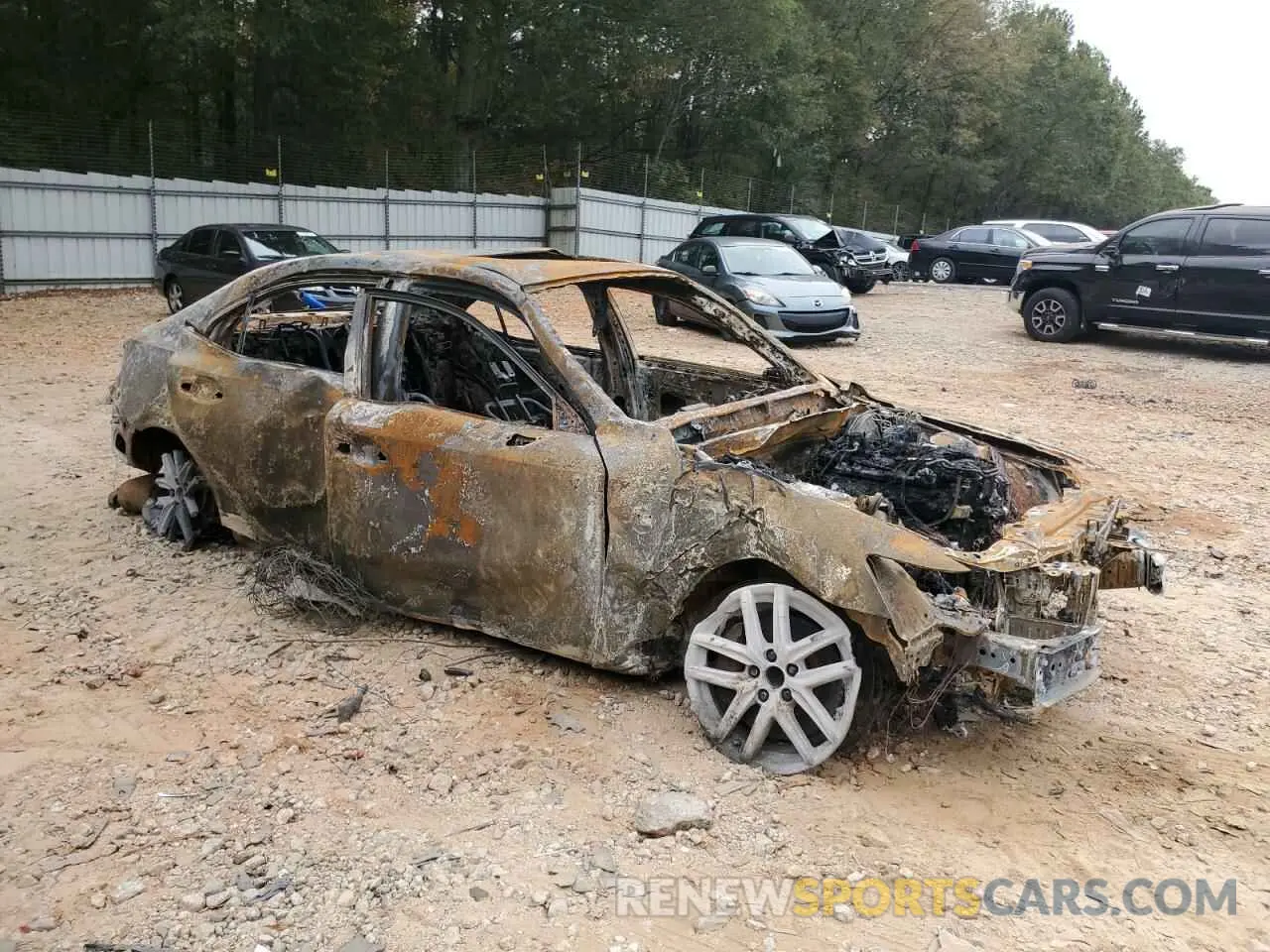 4 Photograph of a damaged car JTHGA1D23L5103125 LEXUS IS 300 F S 2020