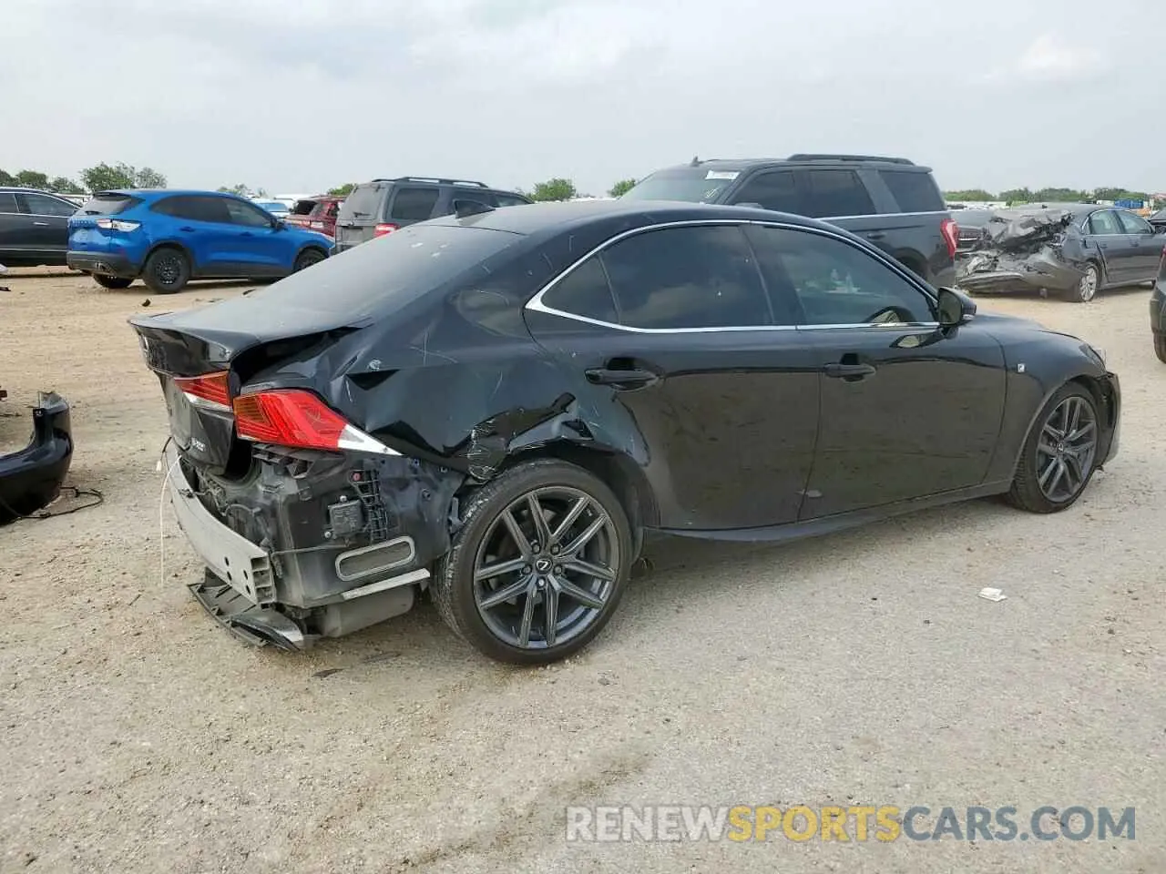 3 Photograph of a damaged car JTHGA1D23L5103657 LEXUS IS 300 F S 2020