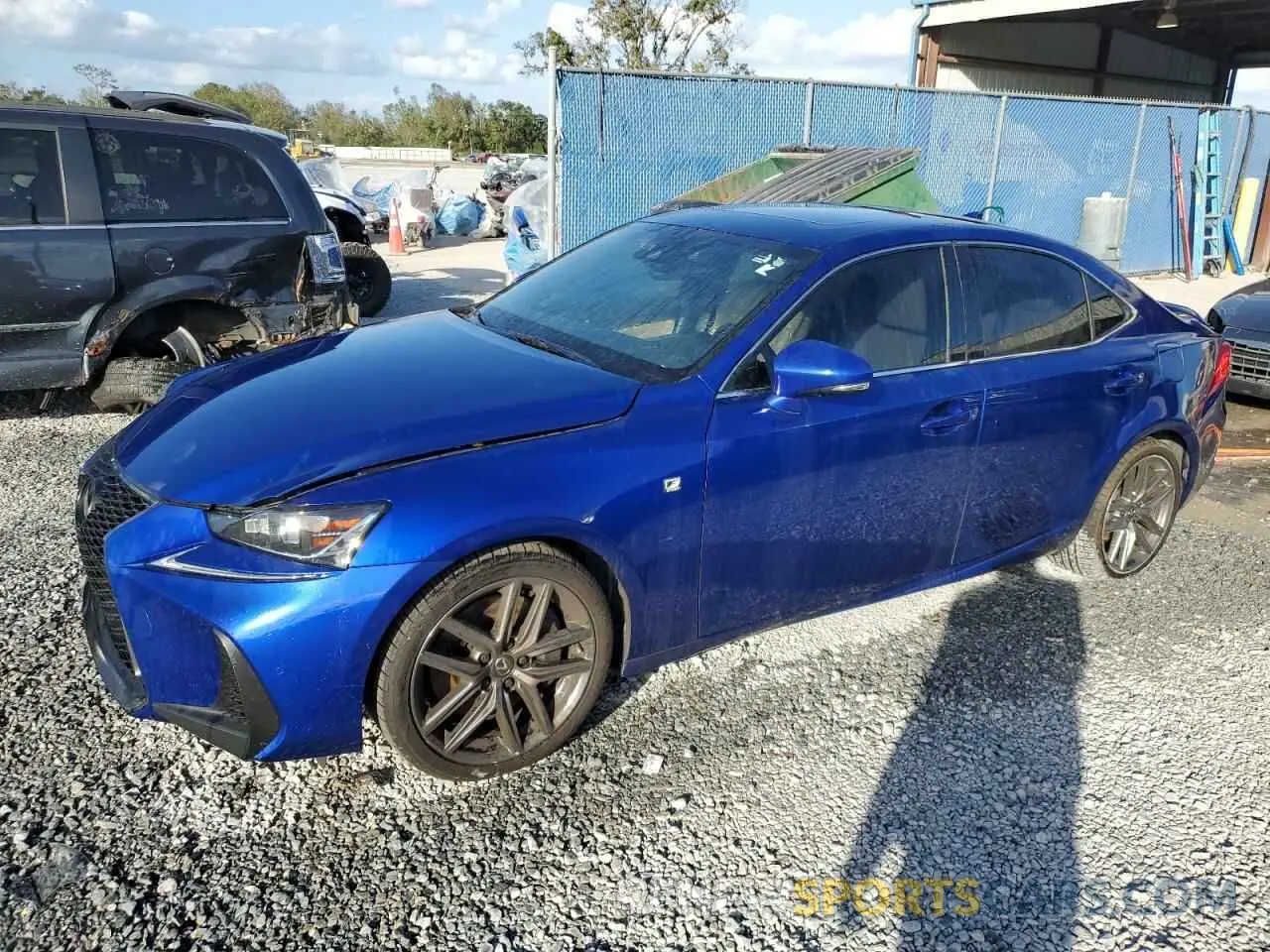 1 Photograph of a damaged car JTHGA1D23L5107806 LEXUS IS 300 F S 2020