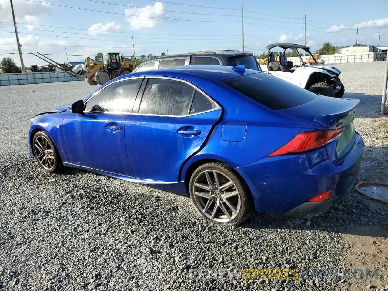 2 Photograph of a damaged car JTHGA1D23L5107806 LEXUS IS 300 F S 2020