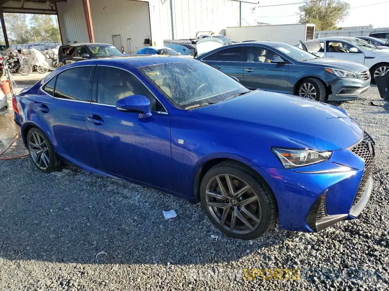 4 Photograph of a damaged car JTHGA1D23L5107806 LEXUS IS 300 F S 2020