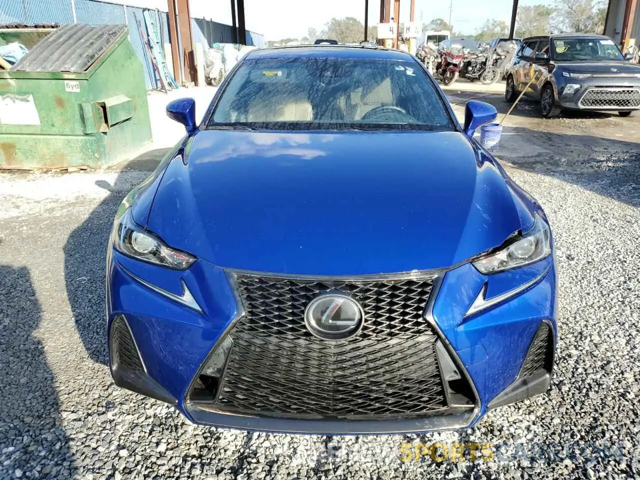 5 Photograph of a damaged car JTHGA1D23L5107806 LEXUS IS 300 F S 2020