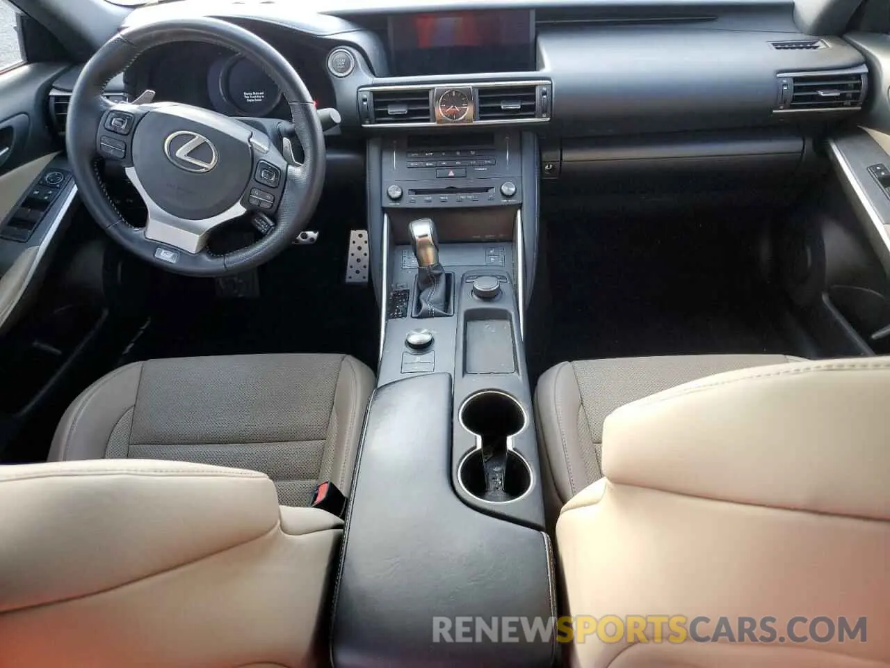 8 Photograph of a damaged car JTHGA1D23L5107806 LEXUS IS 300 F S 2020