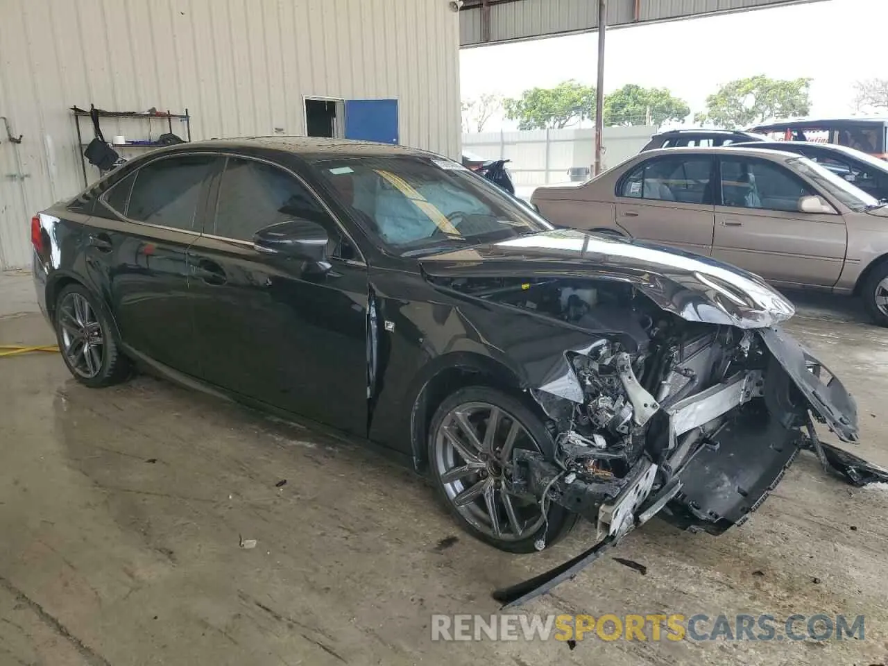 4 Photograph of a damaged car JTHGA1D25L5101506 LEXUS IS 300 F S 2020