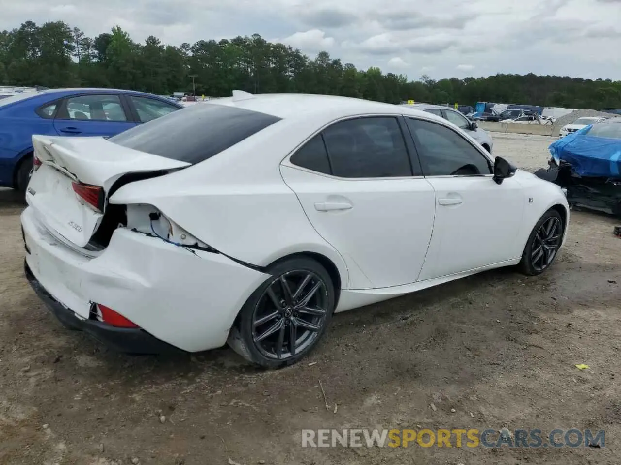 3 Photograph of a damaged car JTHGA1D25L5108231 LEXUS IS 300 F S 2020
