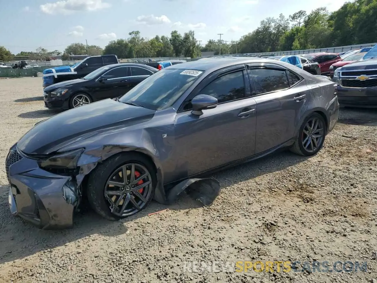 1 Photograph of a damaged car JTHGA1D26L5109131 LEXUS IS 300 F S 2020
