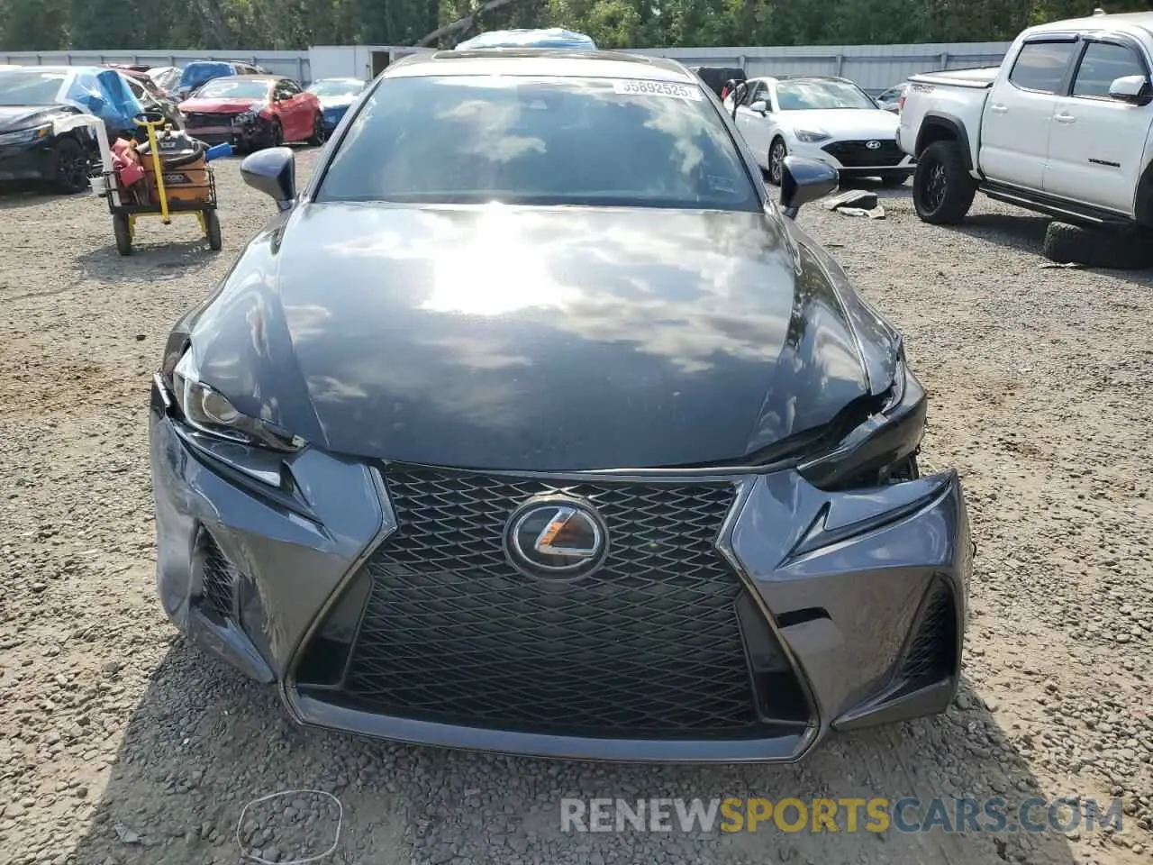5 Photograph of a damaged car JTHGA1D26L5109131 LEXUS IS 300 F S 2020