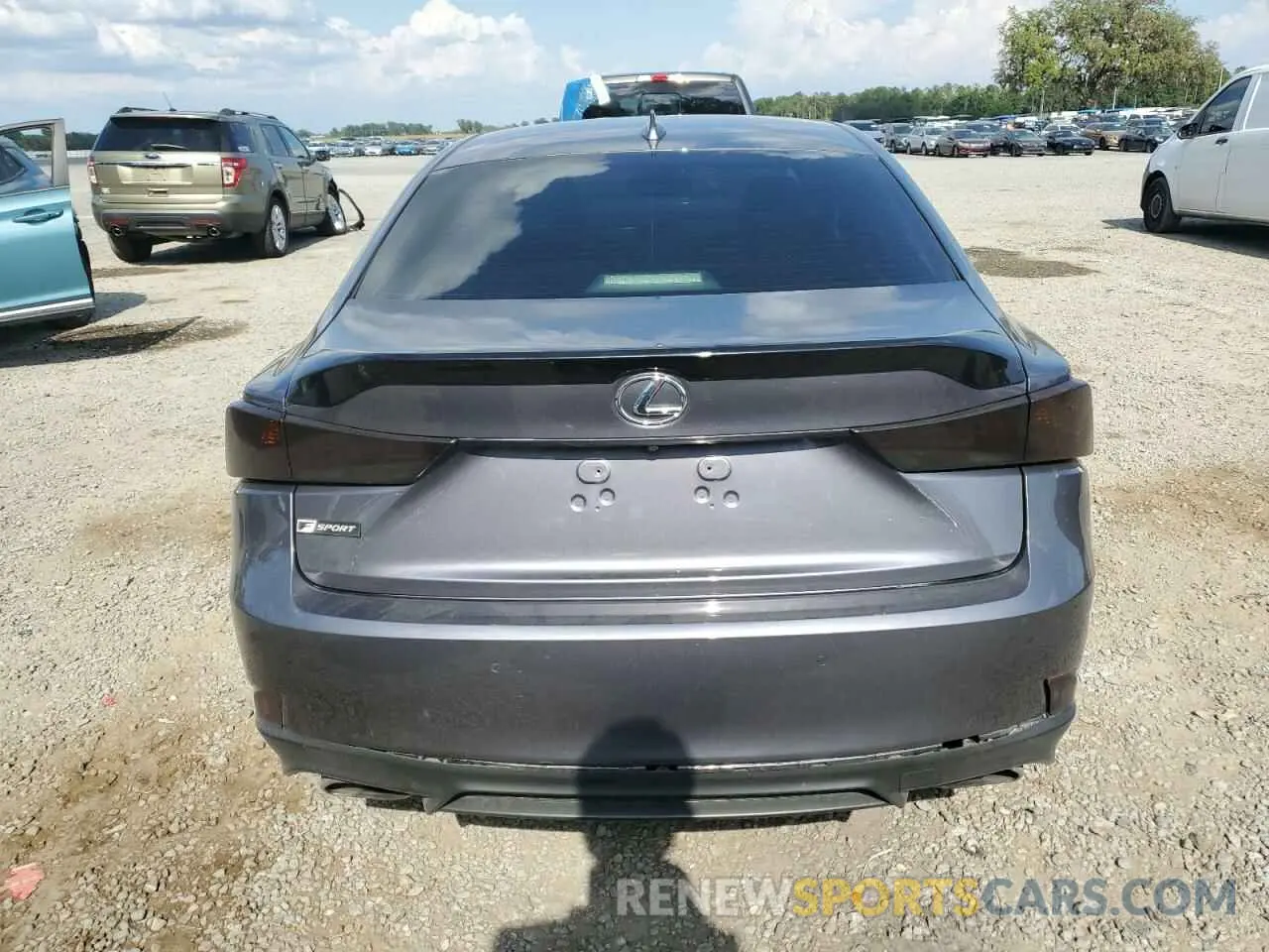 6 Photograph of a damaged car JTHGA1D26L5109131 LEXUS IS 300 F S 2020