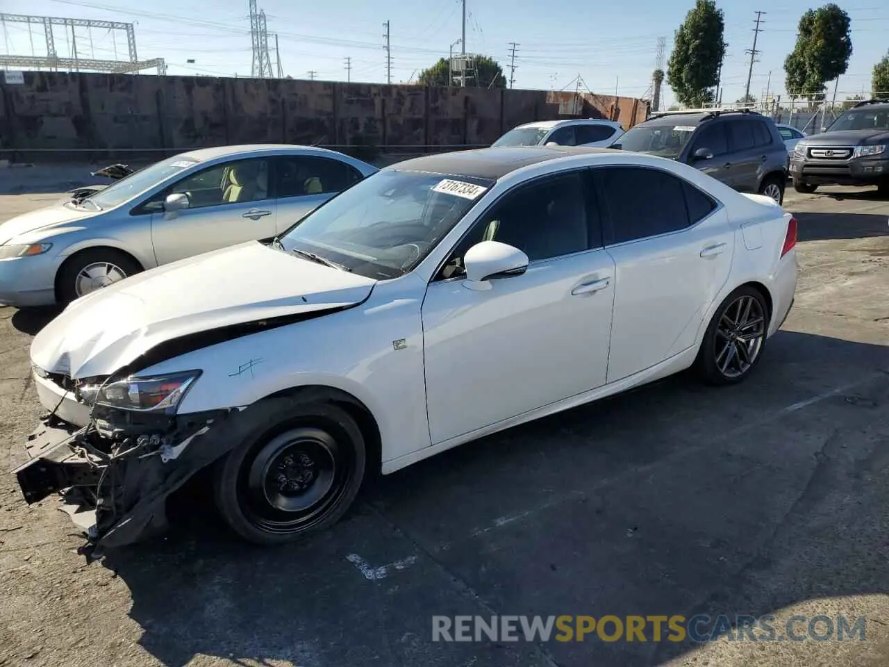 1 Photograph of a damaged car JTHGA1D28L5104612 LEXUS IS 300 F S 2020