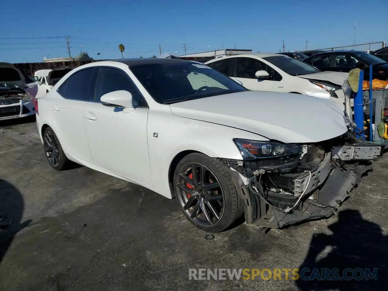 4 Photograph of a damaged car JTHGA1D28L5104612 LEXUS IS 300 F S 2020
