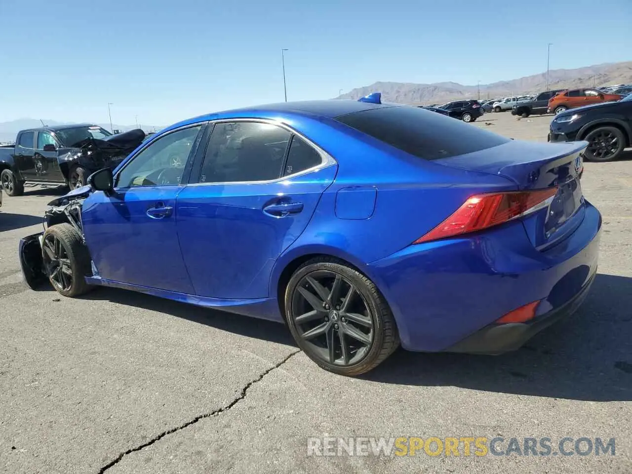 2 Photograph of a damaged car JTHGA1D28L5106599 LEXUS IS 300 F S 2020