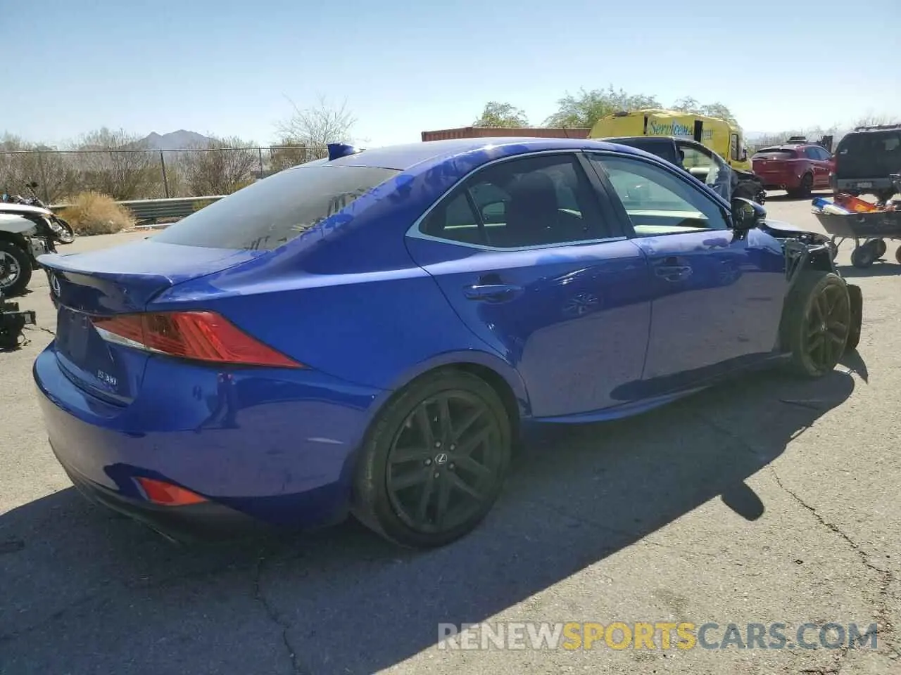 3 Photograph of a damaged car JTHGA1D28L5106599 LEXUS IS 300 F S 2020