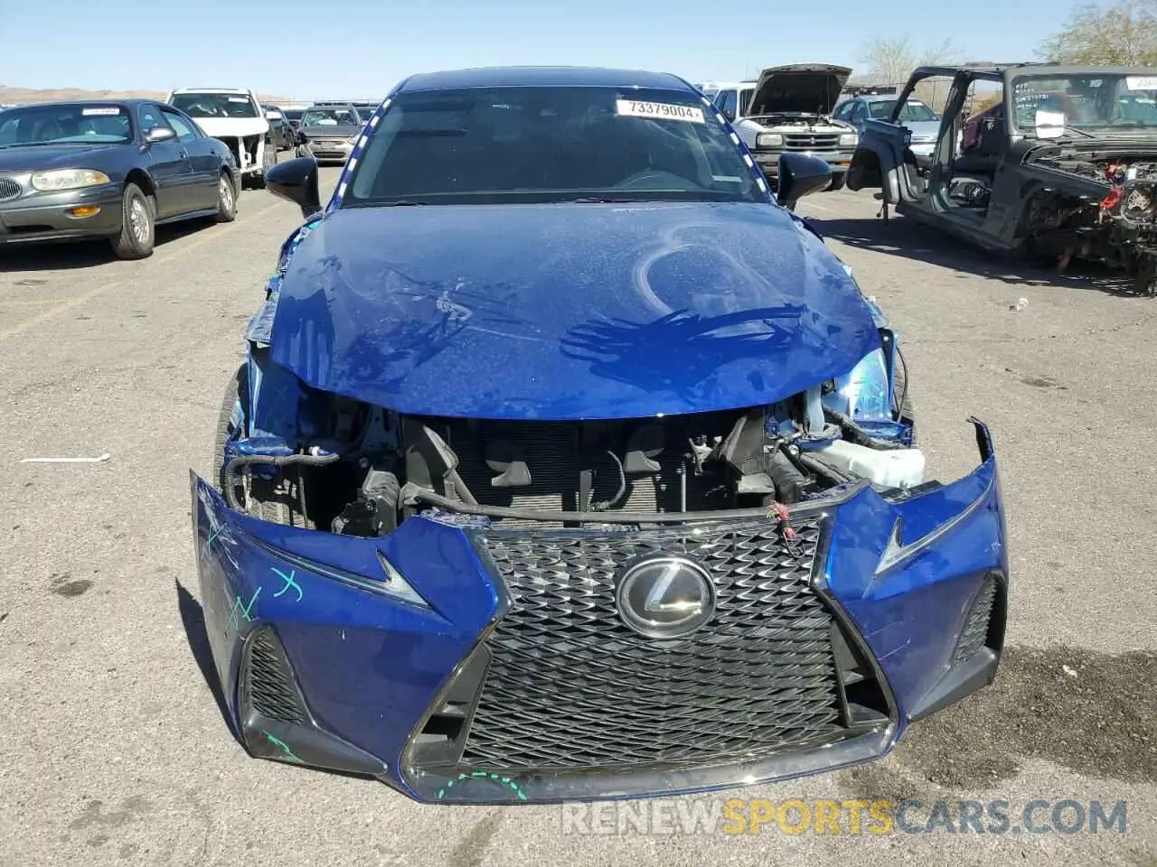 5 Photograph of a damaged car JTHGA1D28L5106599 LEXUS IS 300 F S 2020