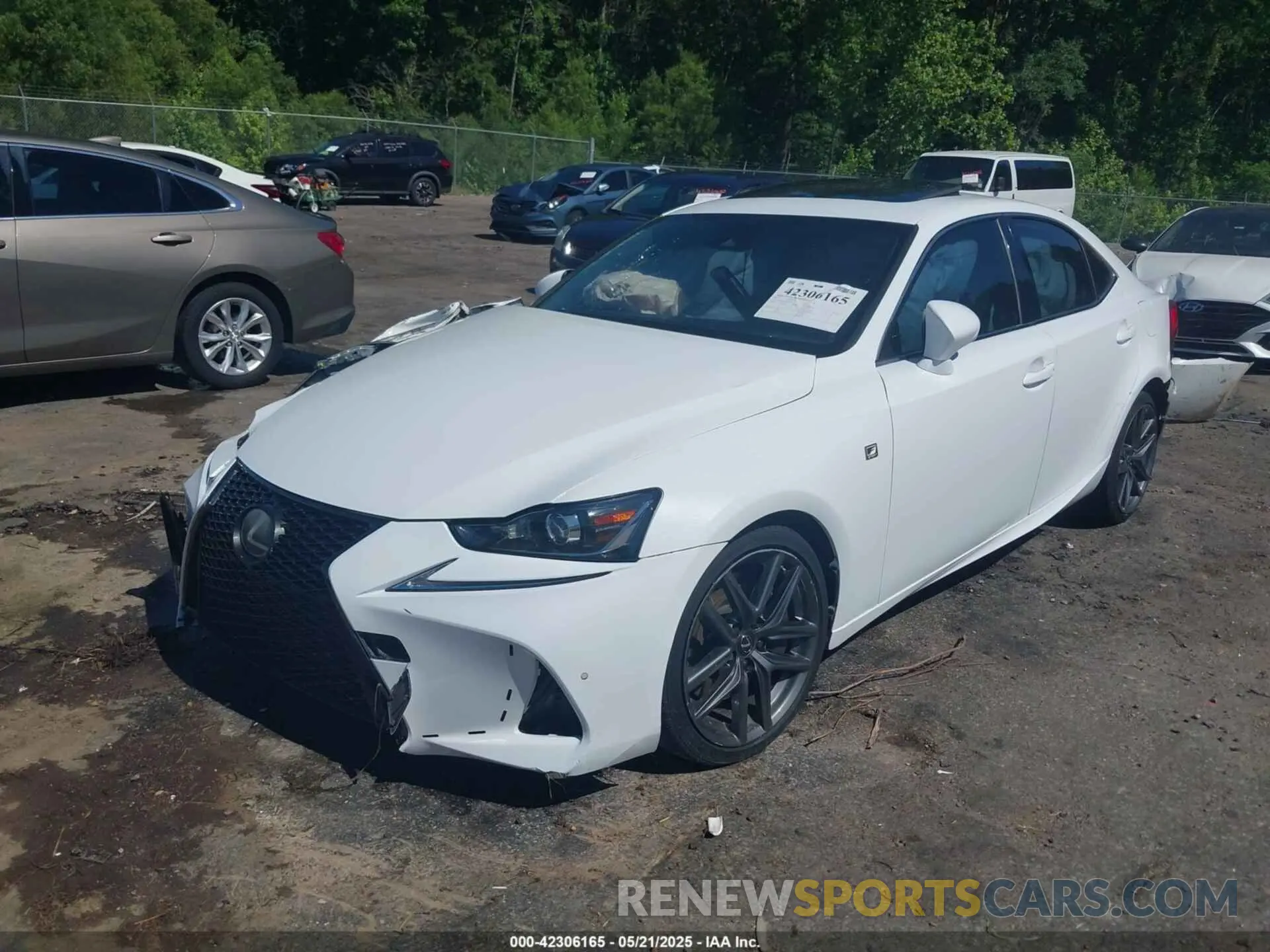 2 Photograph of a damaged car JTHBZ1D21K5034050 LEXUS IS 350 2019
