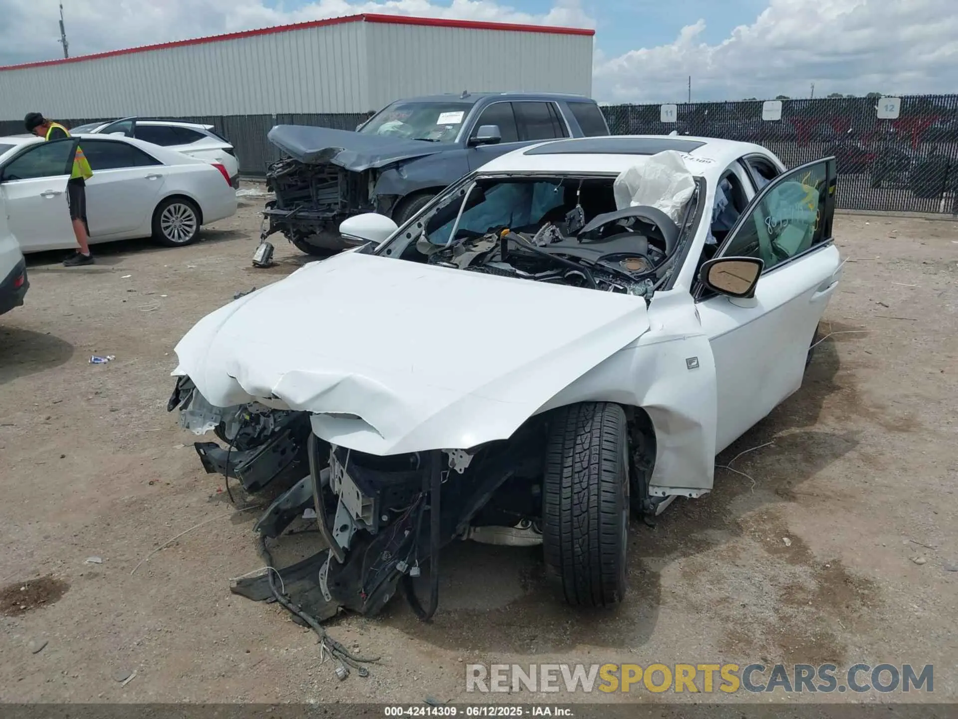 2 Photograph of a damaged car JTHBZ1D2XK5034161 LEXUS IS 350 2019