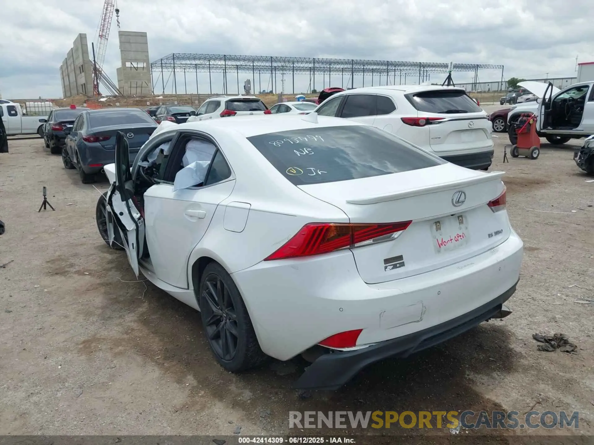 3 Photograph of a damaged car JTHBZ1D2XK5034161 LEXUS IS 350 2019