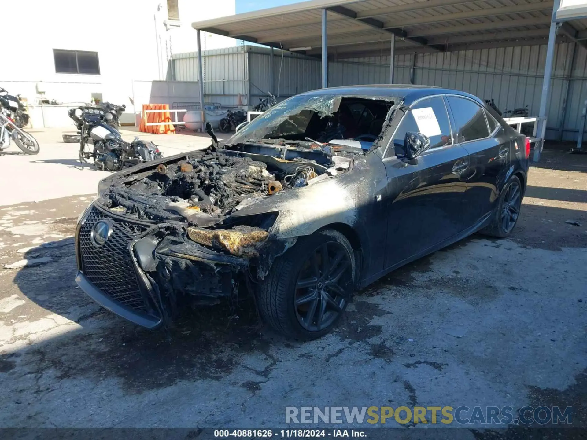 2 Photograph of a damaged car JTHCZ1D25K5016624 LEXUS IS 350 2019