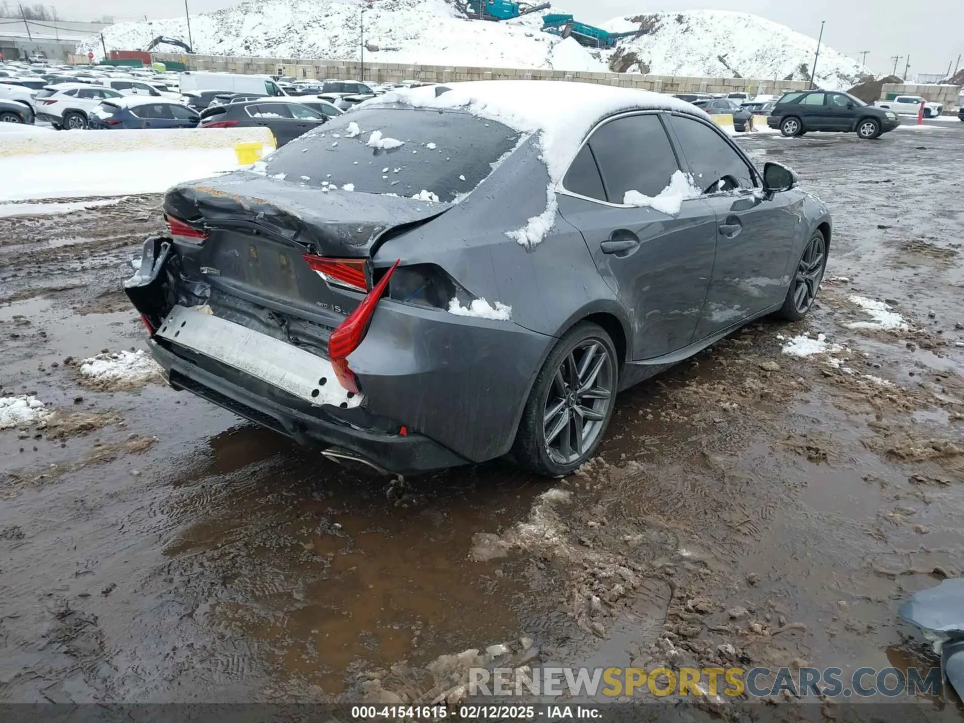 4 Photograph of a damaged car JTHCZ1D27K5016253 LEXUS IS 350 2019