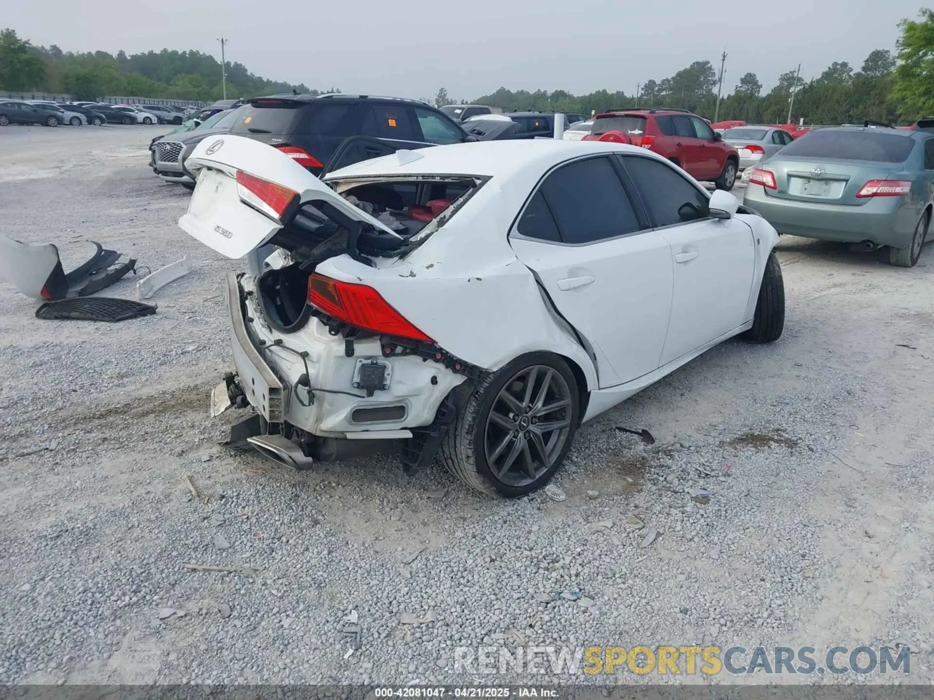 4 Photograph of a damaged car JTHGZ1B21L5036312 LEXUS IS 350 2020