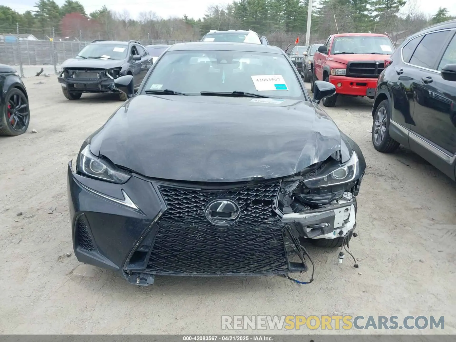 13 Photograph of a damaged car JTHGZ1E20L5017911 LEXUS IS 350 2020