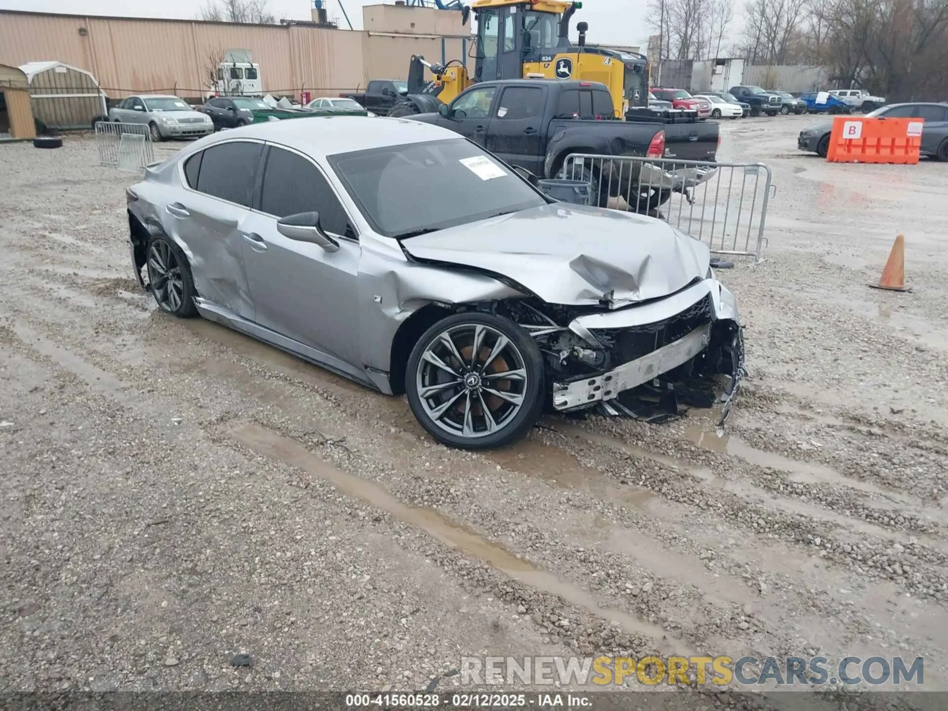 1 Photograph of a damaged car JTHGZ1B20M5039493 LEXUS IS 350 2021