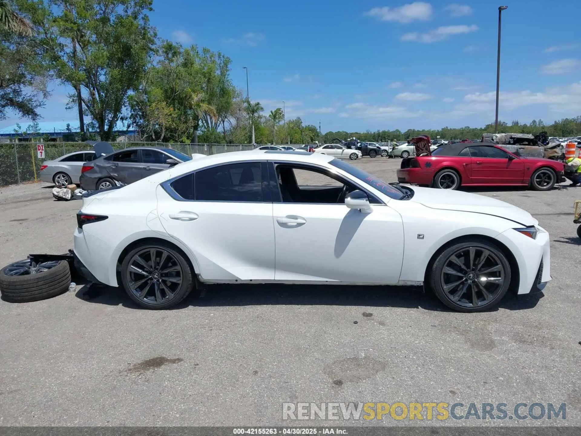13 Photograph of a damaged car JTHGZ1B20M5043799 LEXUS IS 350 2021