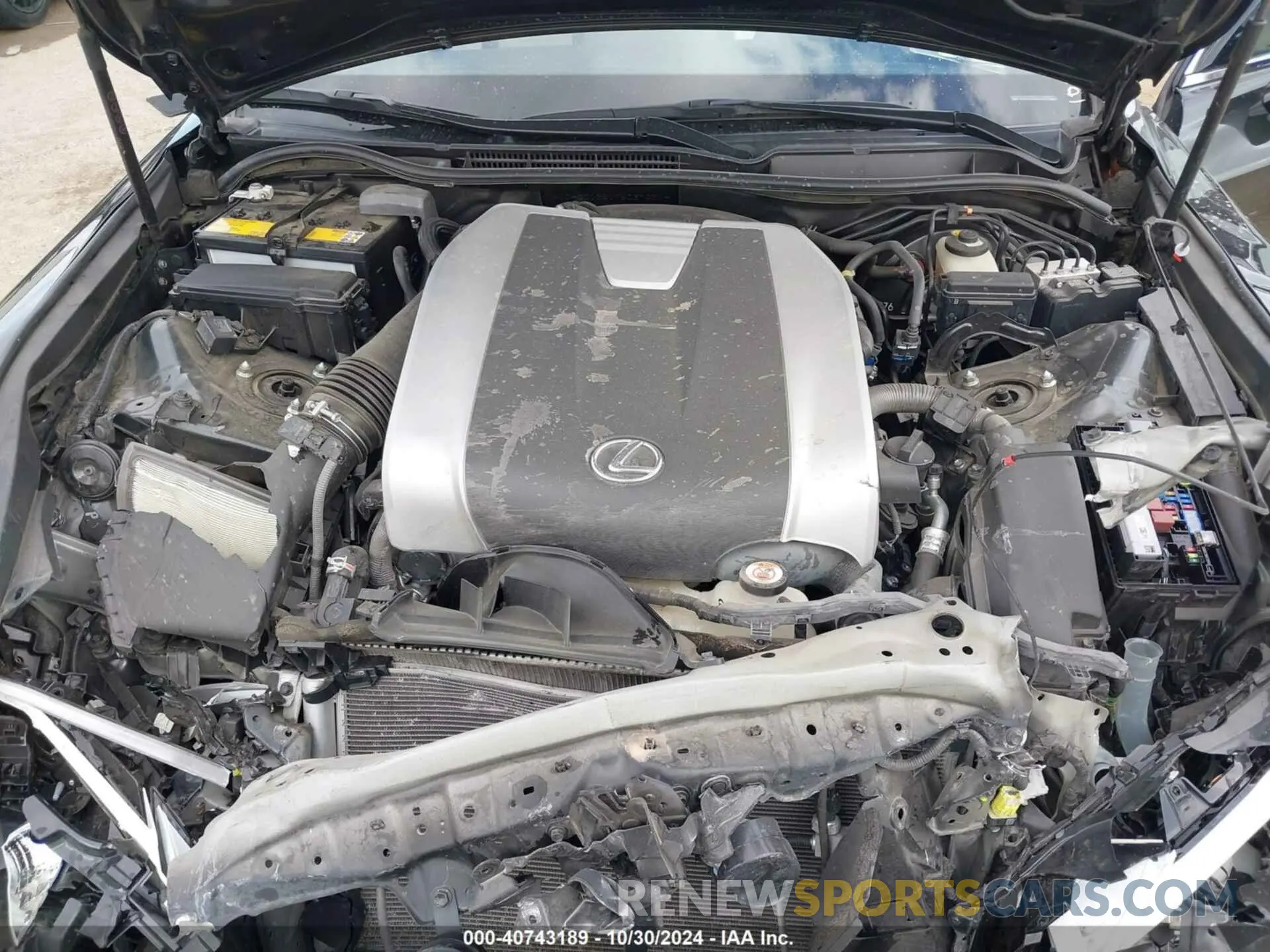 10 Photograph of a damaged car JTHGZ1B21M5037431 LEXUS IS 350 2021